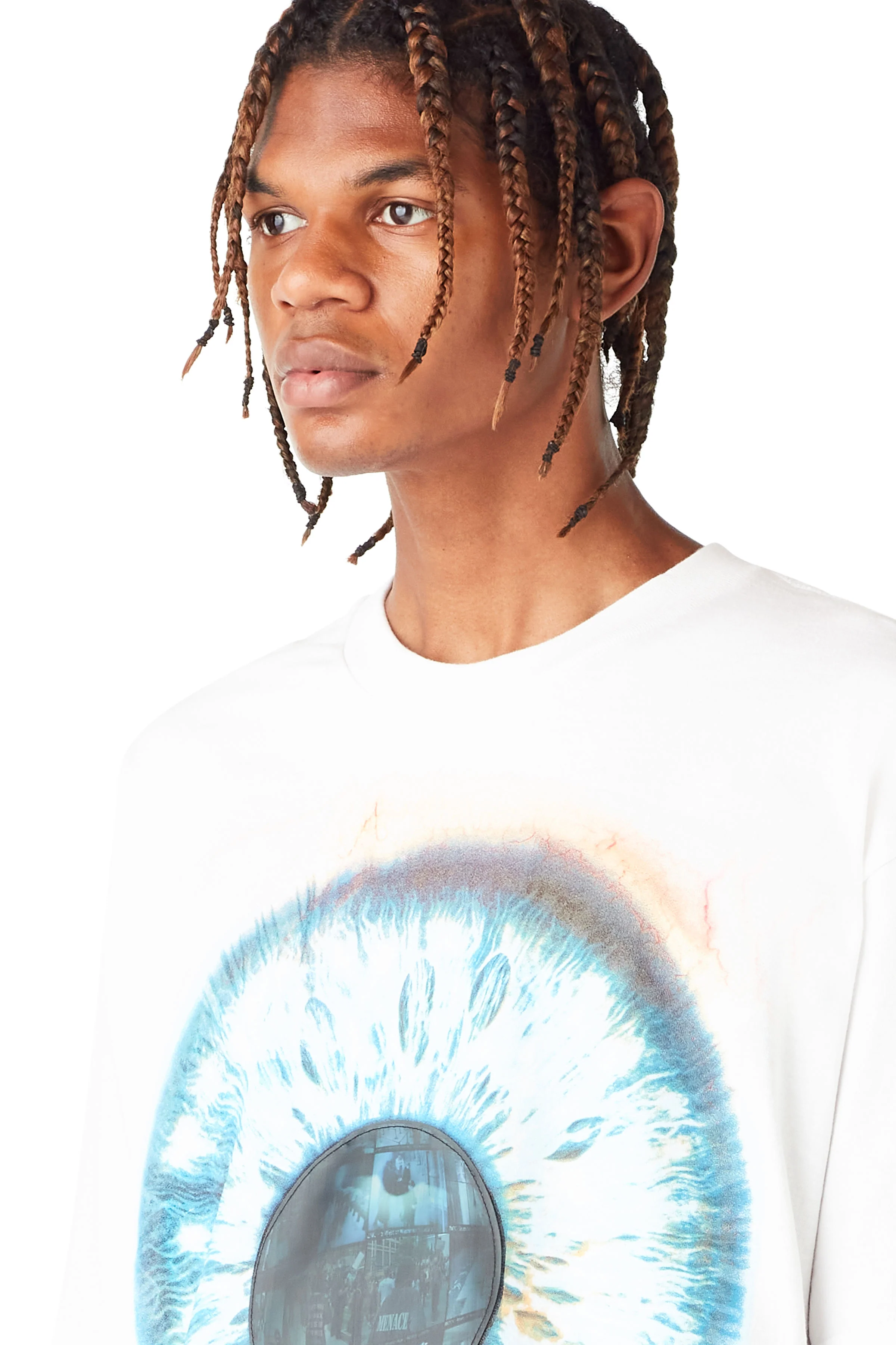 ALL SEEING EYE LENTICULAR PATCH T-SHIRT - Image 4