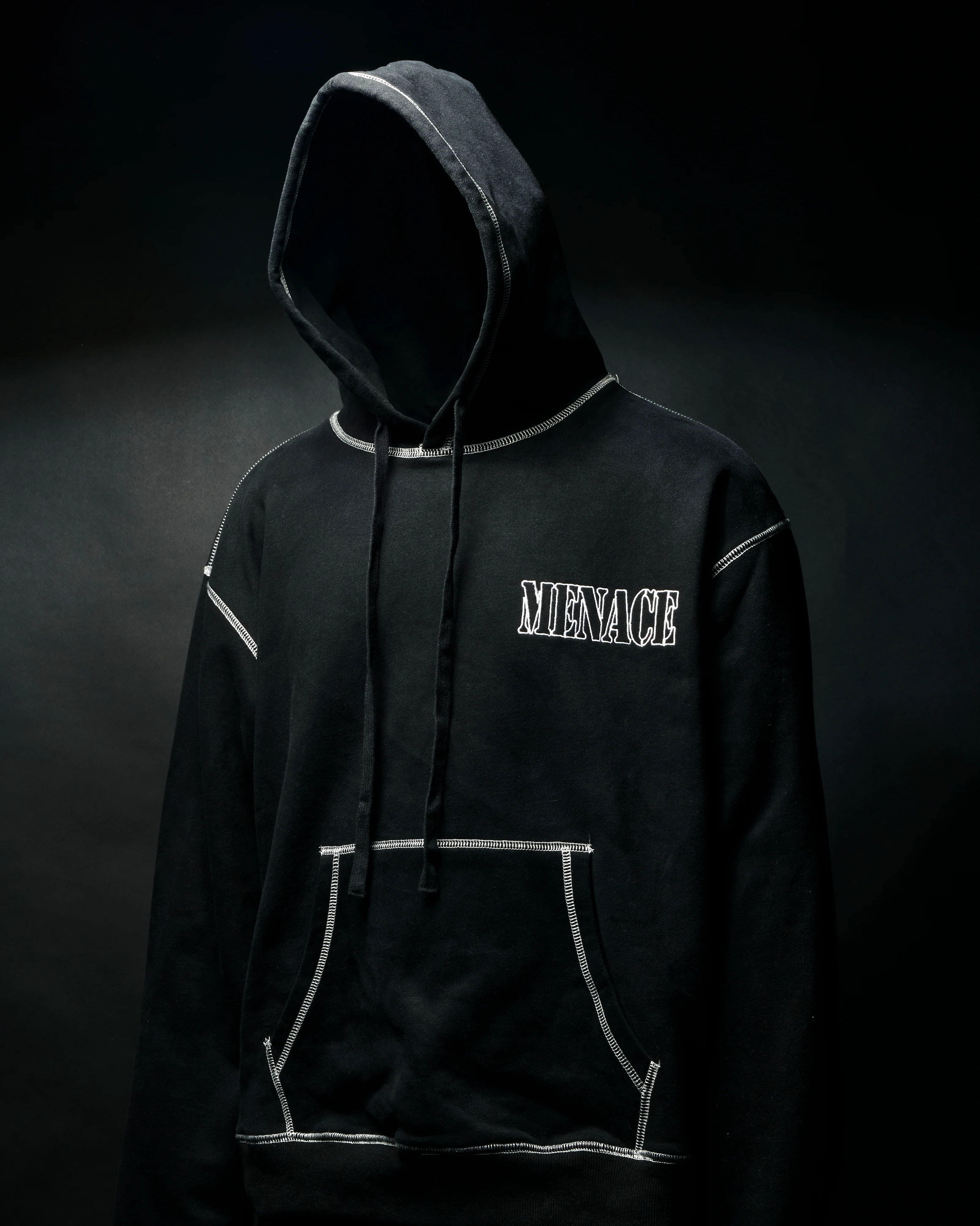 CONTRAST STITCH LOGO HOODIE - Image 6