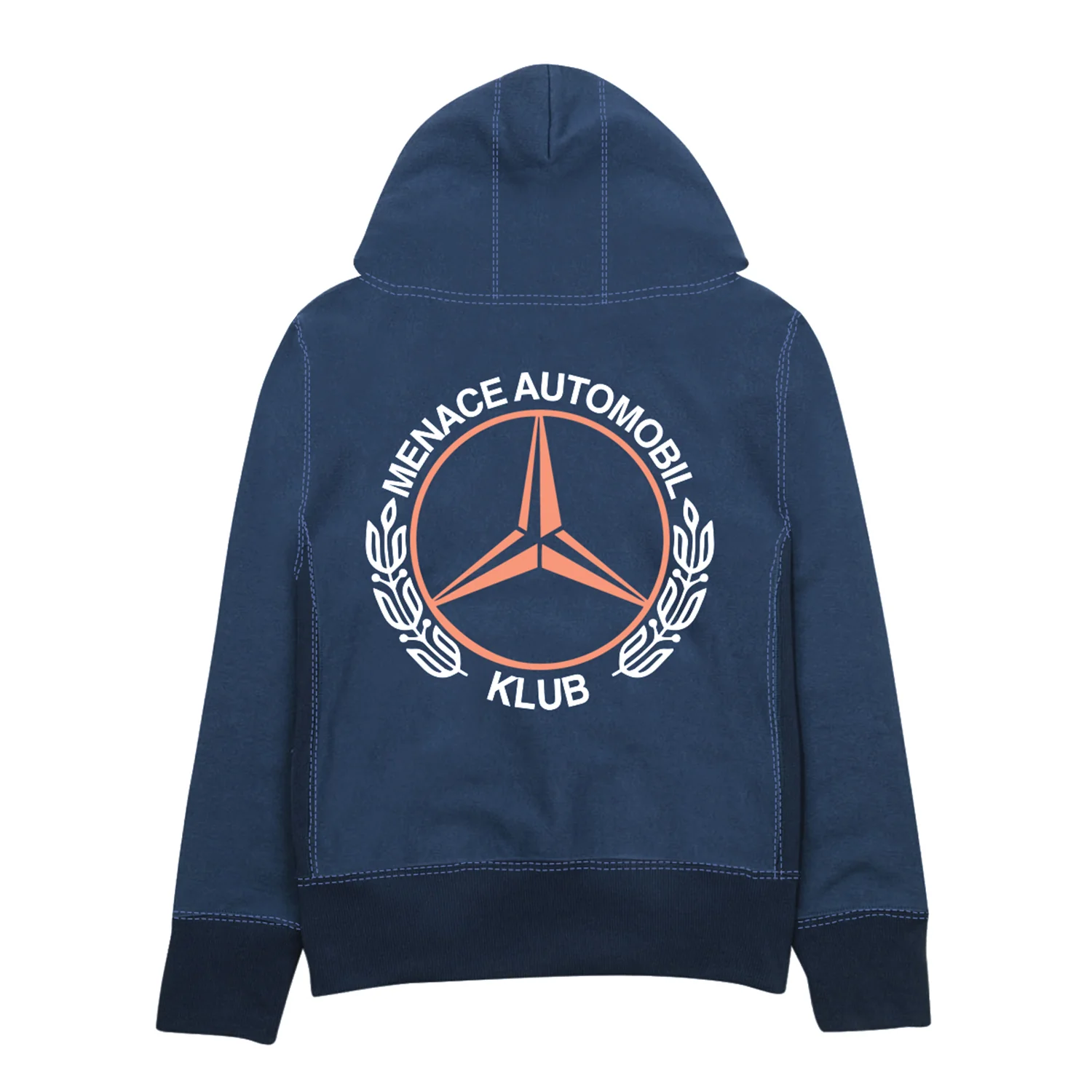 AUTOMOBIL KLUB TONAL CONTRAST HOODIE - Image 2