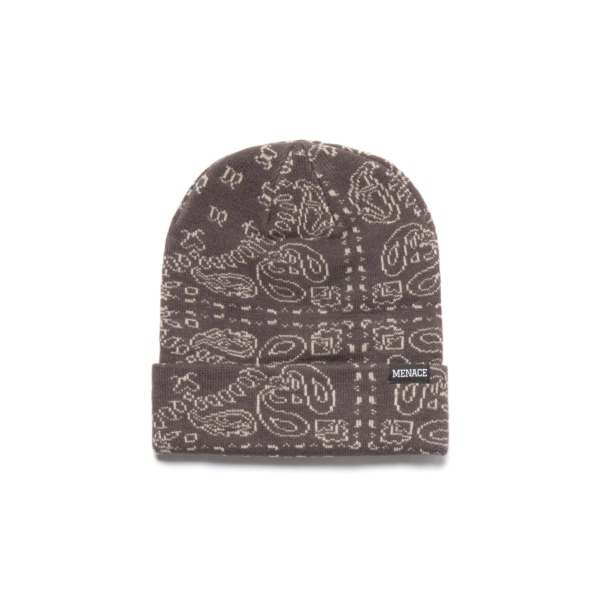 PAISLEY JACQUARD BEANIE