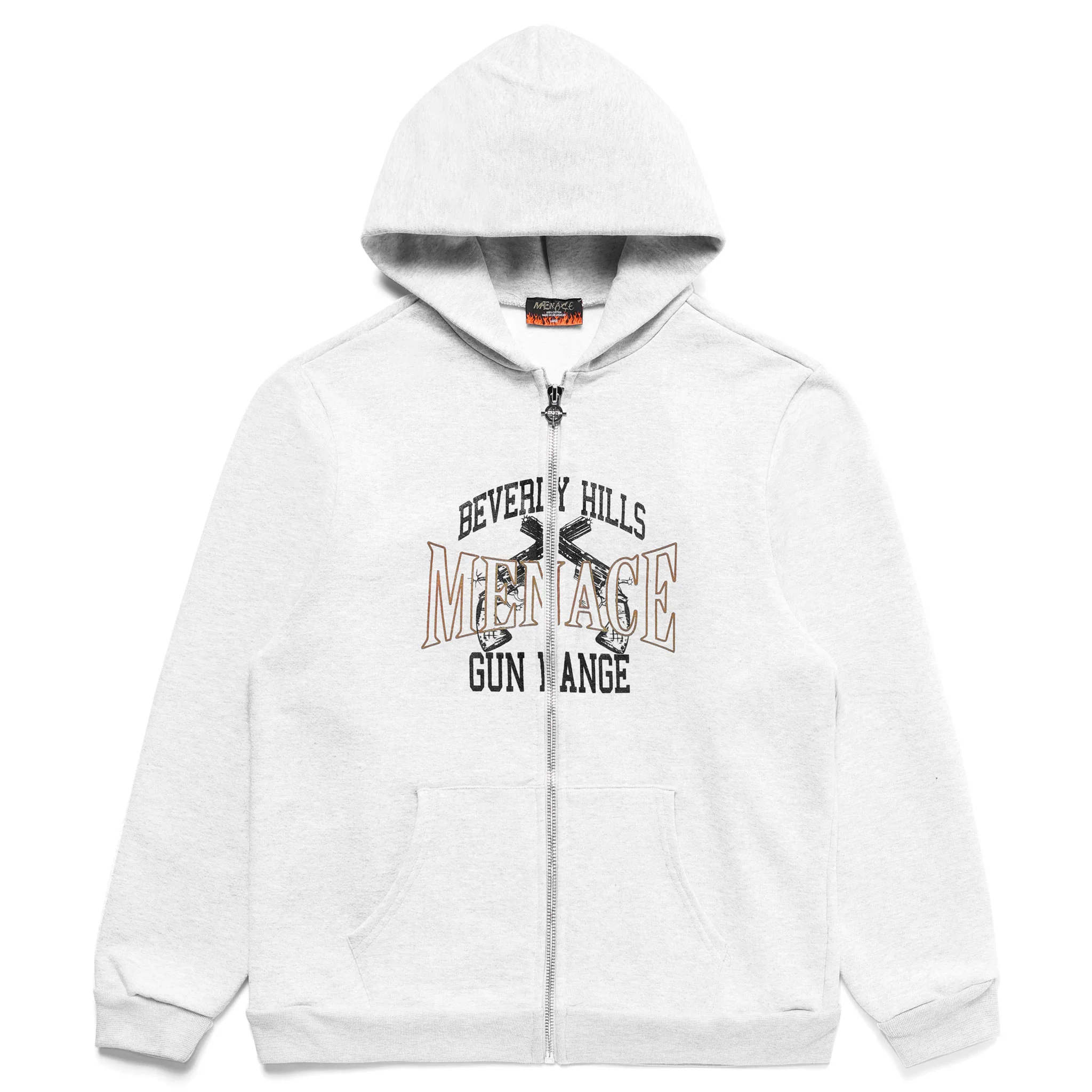 BEVERLY HILLS GUN RANGE ZIP-UP HOODIE