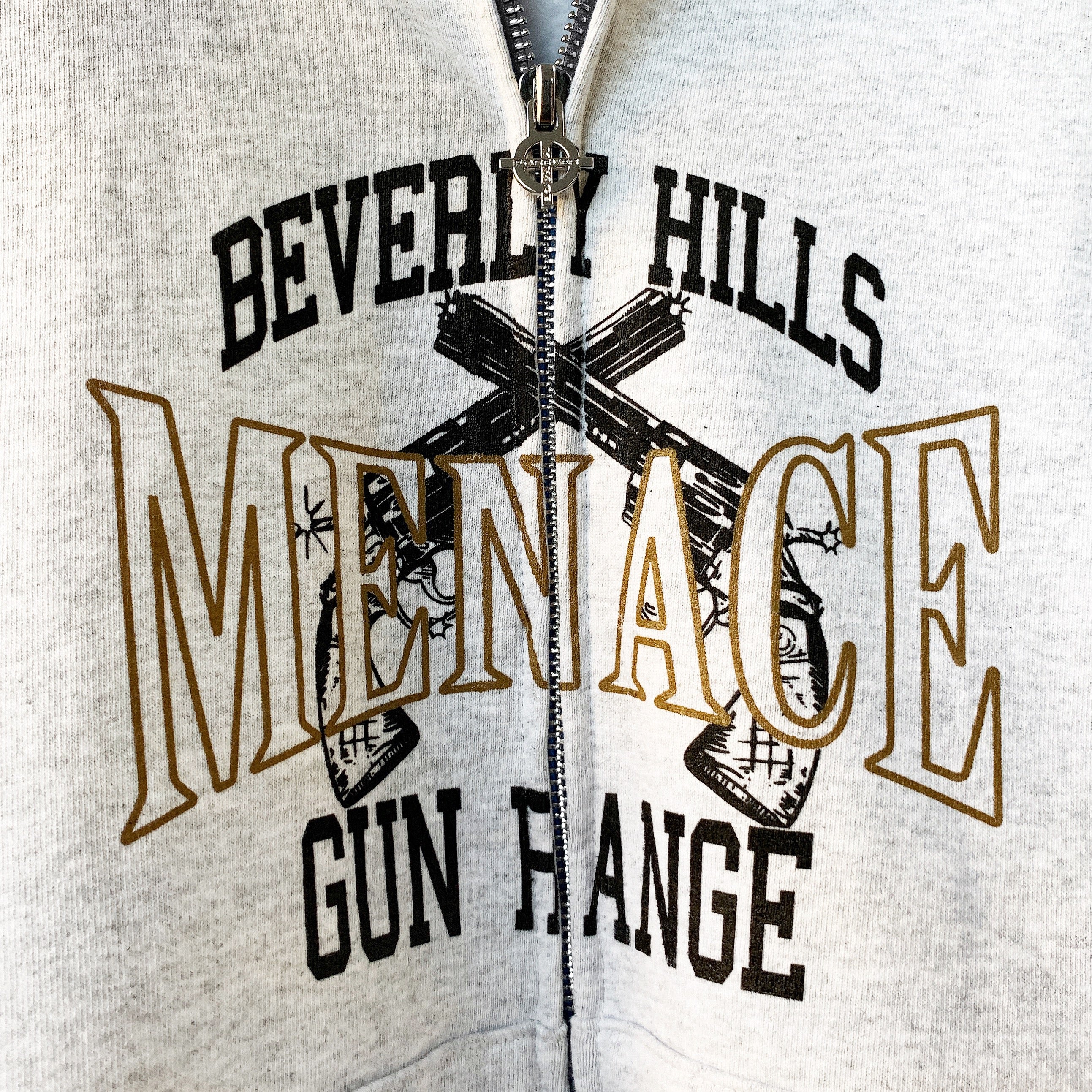 BEVERLY HILLS GUN RANGE ZIP-UP HOODIE - Image 3