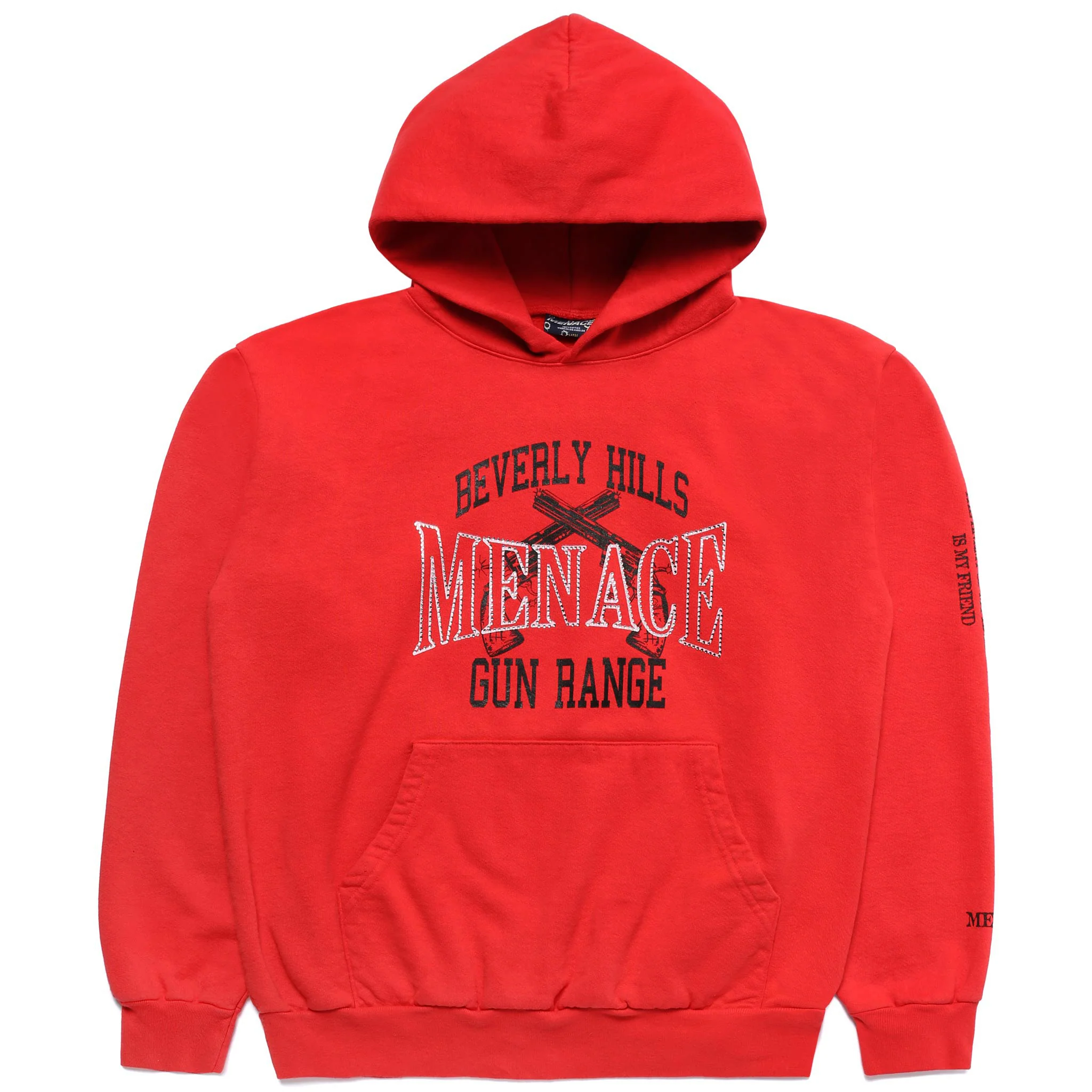 BEVERLY HILLS GUN RANGE HOODIE (RHINESTONE EDITION)