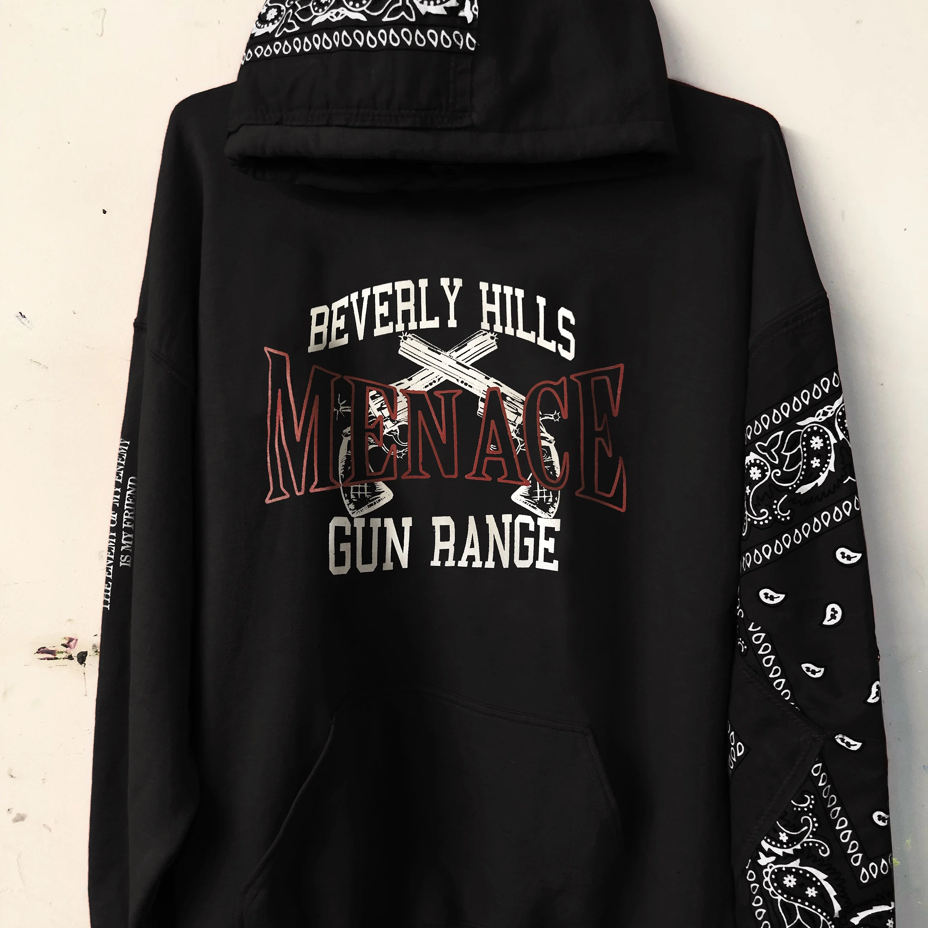 BEVERLY HILLS GUN RANGE HOODIE (BANDANA EDITION) - Image 2