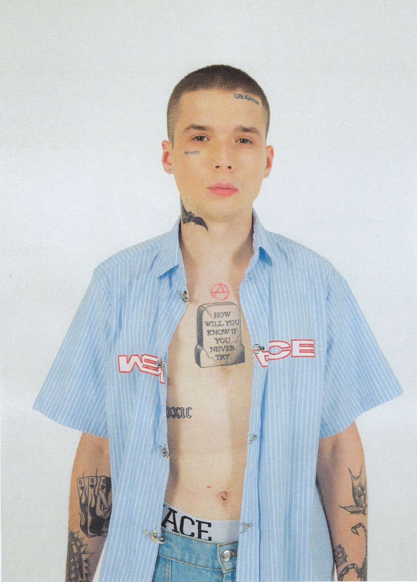 BLUE COLLAR CLASP COLLARED SHIRT - Image 3