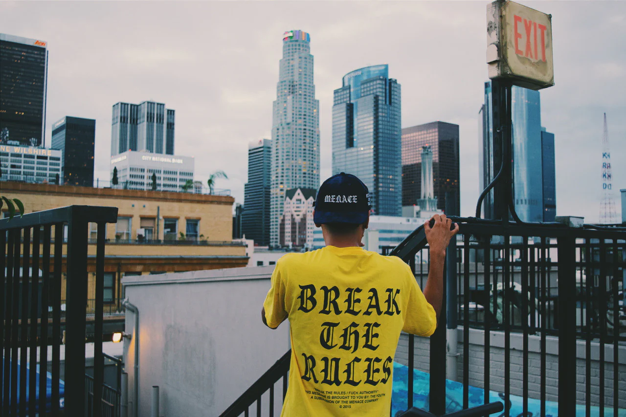 BREAK THE RULES CORDUROY CAP - Image 9