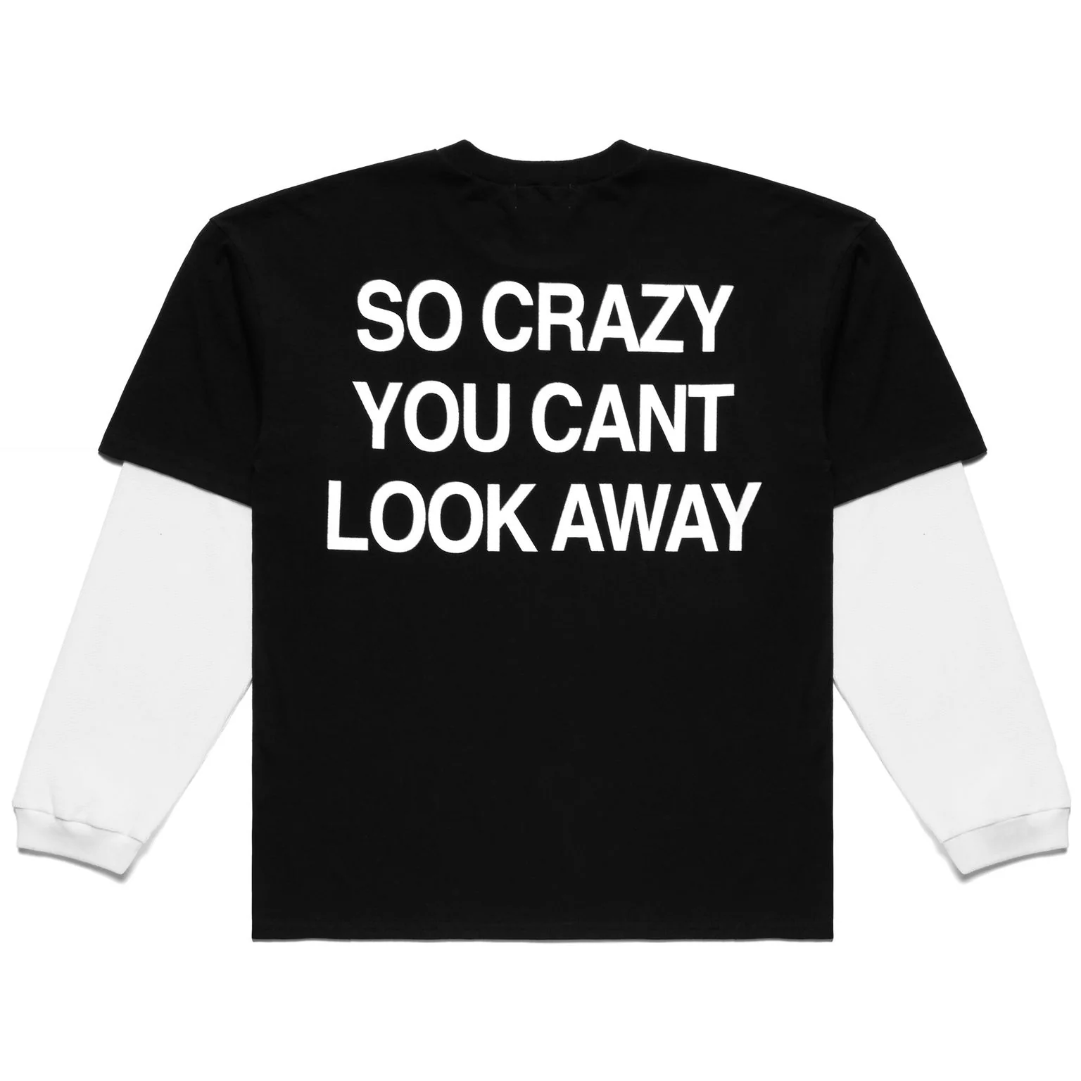CAN'T LOOK AWAY DOUBLE LAYERED T-SHIRT - Image 2