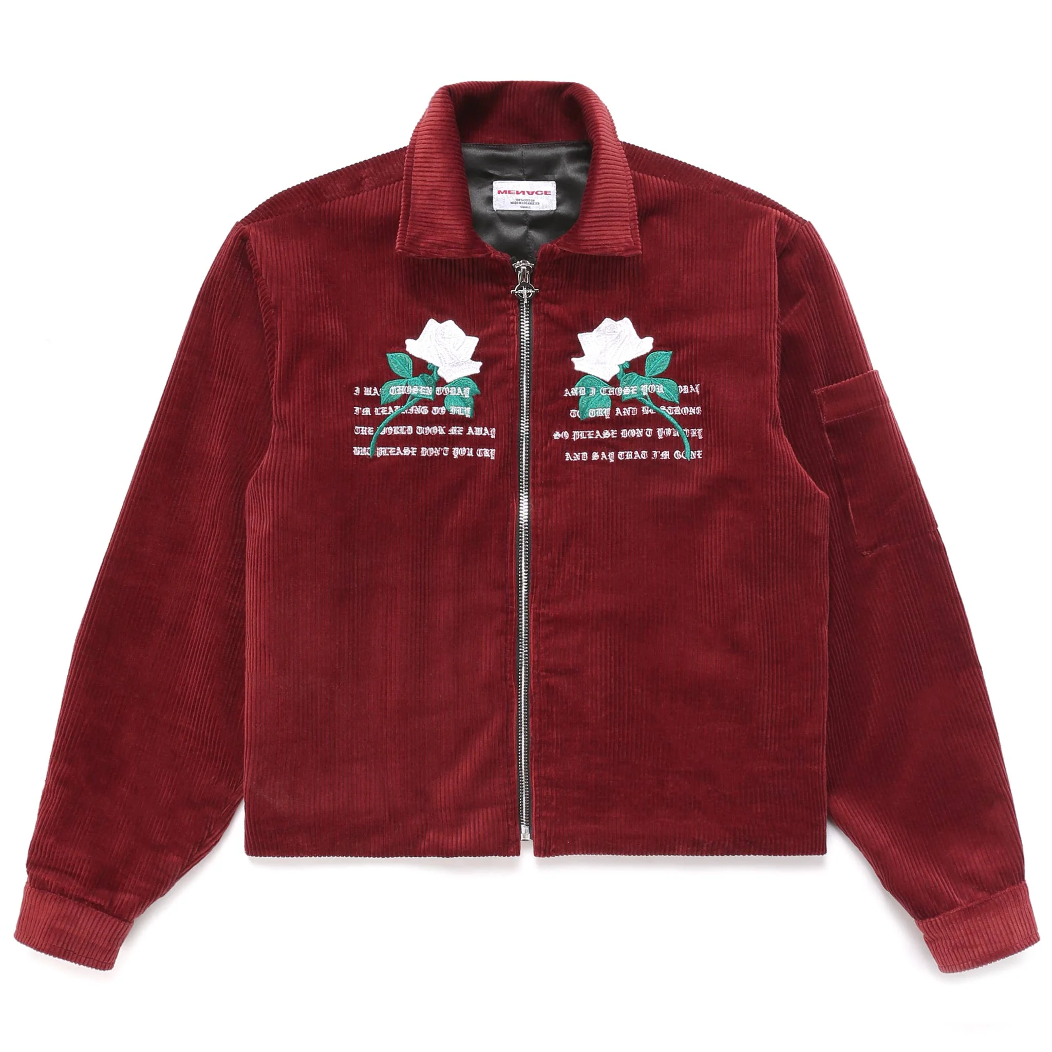 WHITE ROSE CORDUROY JACKET