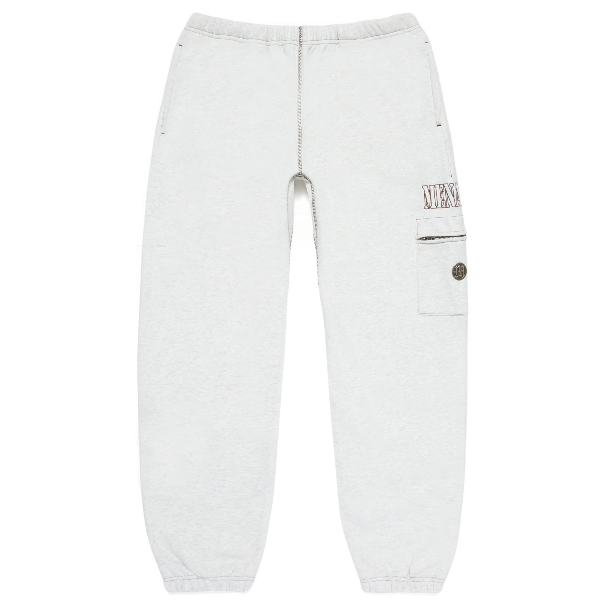 CONTRAST STITCH CARGO SWEATPANTS