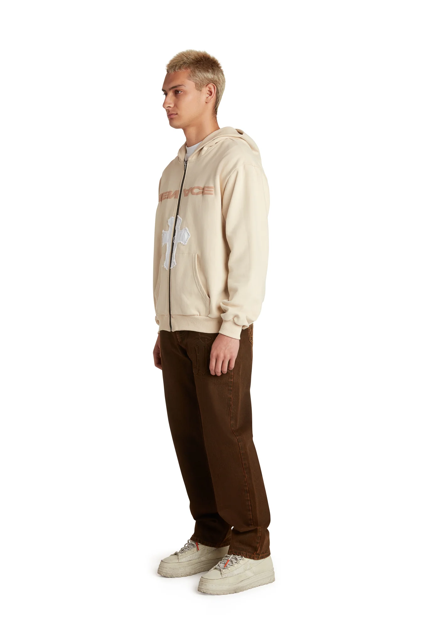 NO ONE IN THE WORLD OWES YOU SHIT ZIP-UP HOODIE - Image 6