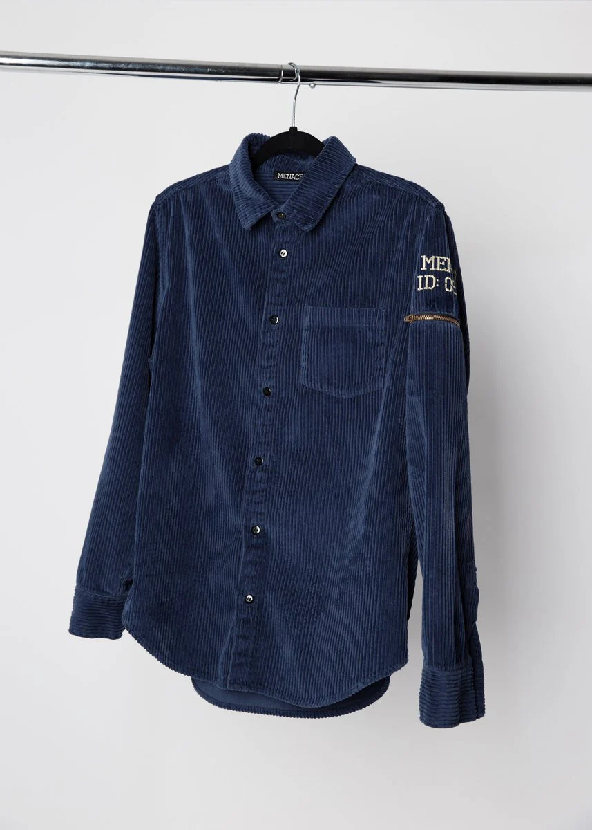 CORDUROY UTILITY BUTTON-UP SHIRT - Image 3