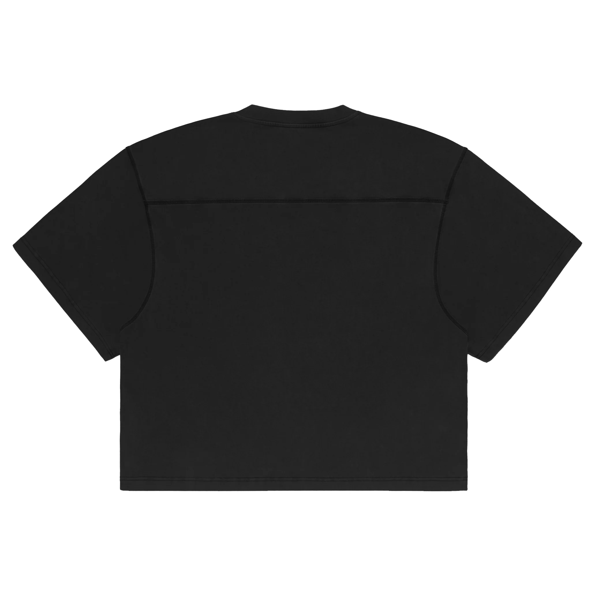 DISTRESSED "SHADOW" PATCH FOOTBALL SHIRT - Image 2