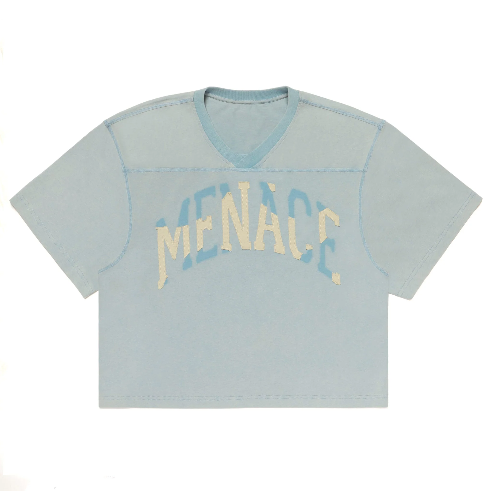 DISTRESSED "SHADOW" PATCH FOOTBALL SHIRT