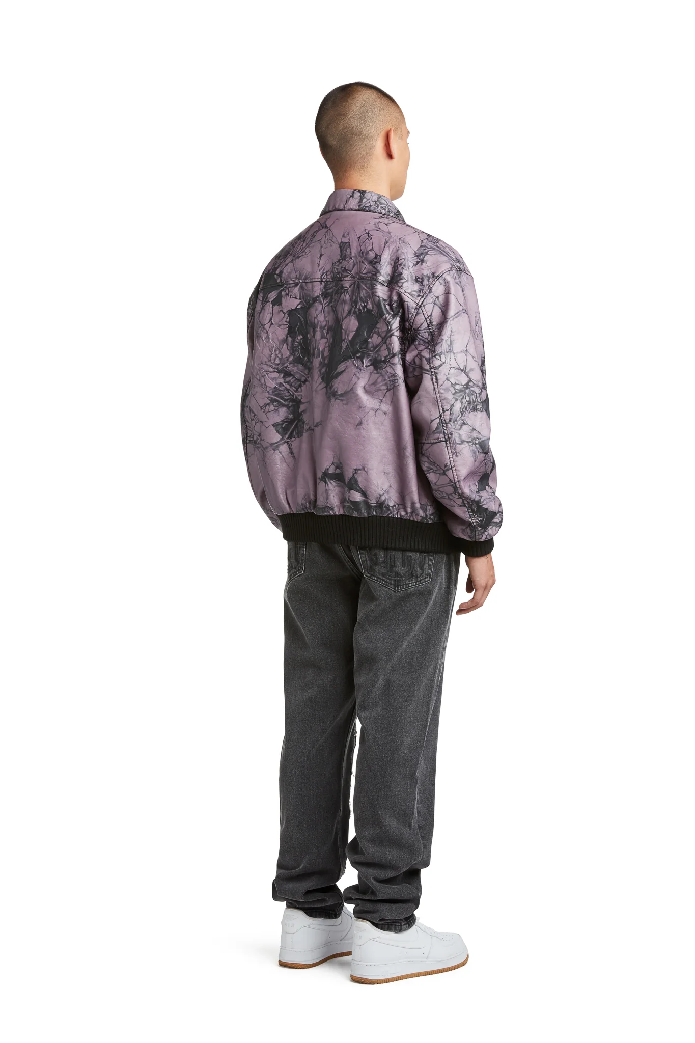 DISTRESSED STENCIL DENIM PANTS - Image 5