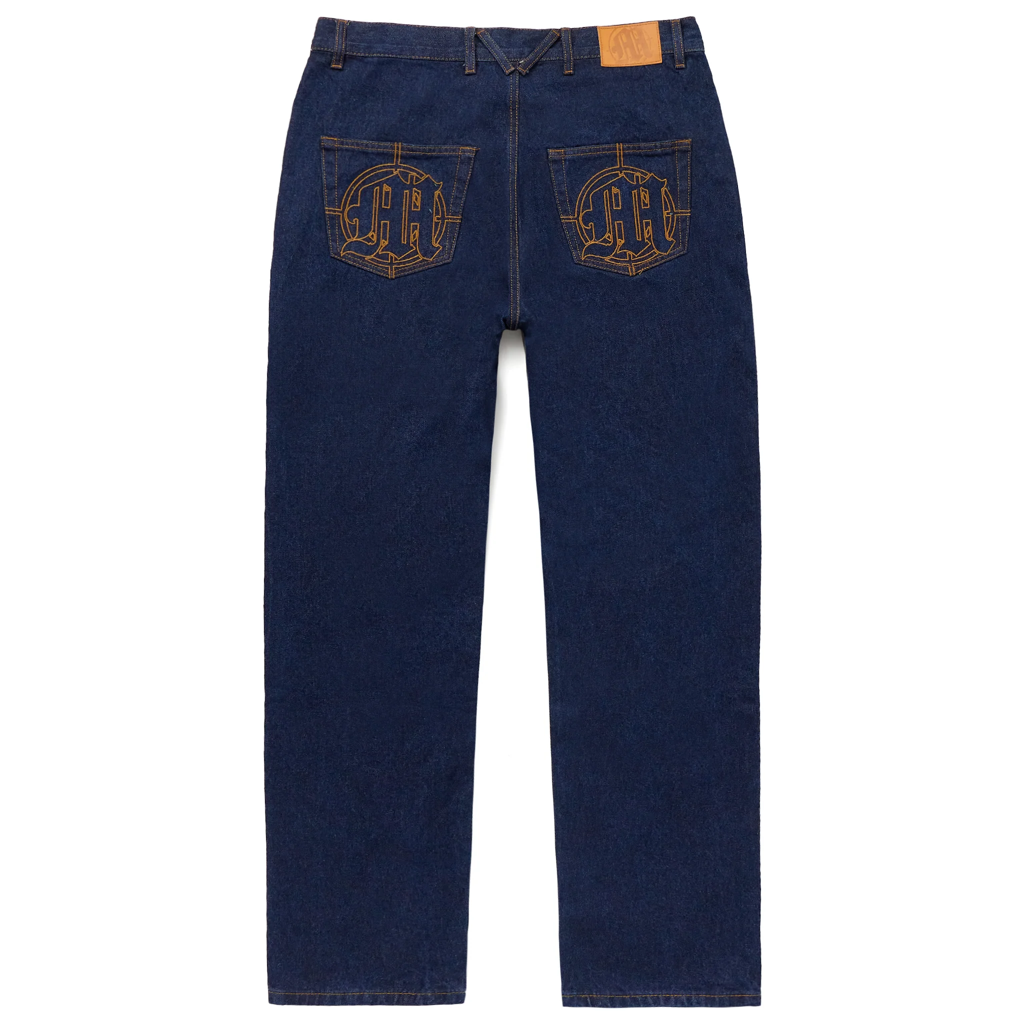 DISTRESSED STENCIL DENIM PANTS - Image 2