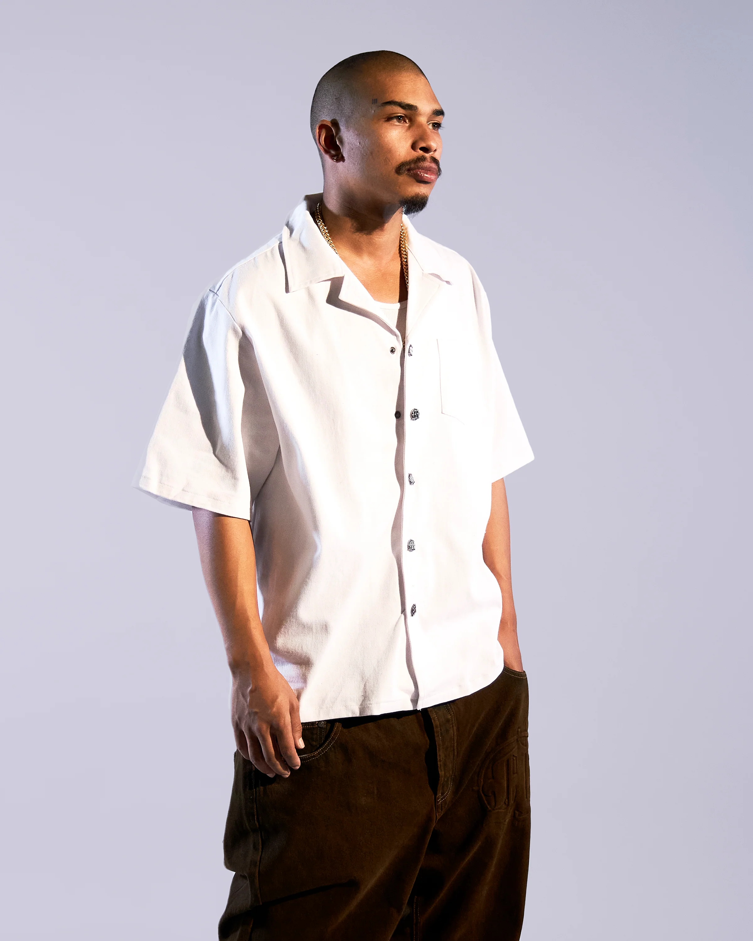 SKELETAL EMBOSSED BUTTON-UP - Image 6