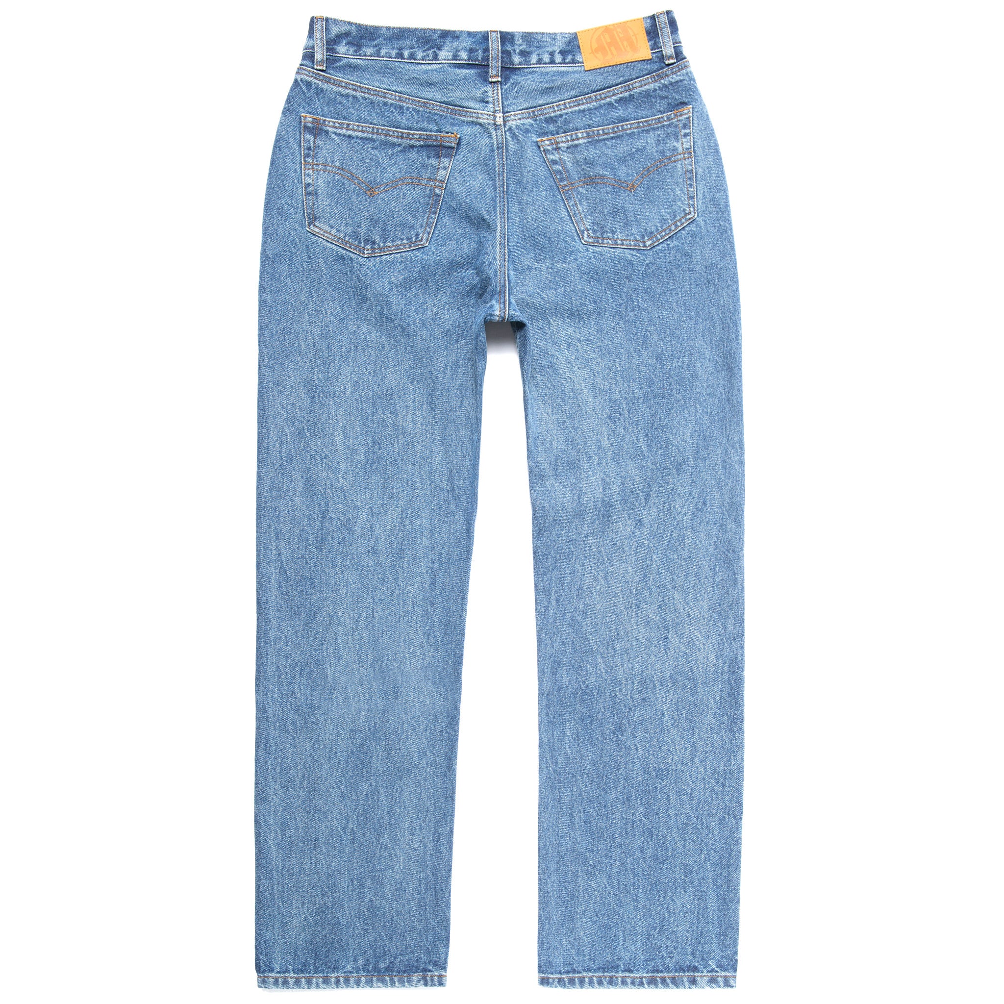 EMBOSSED TARGET LOGO DENIM PANTS - Image 2