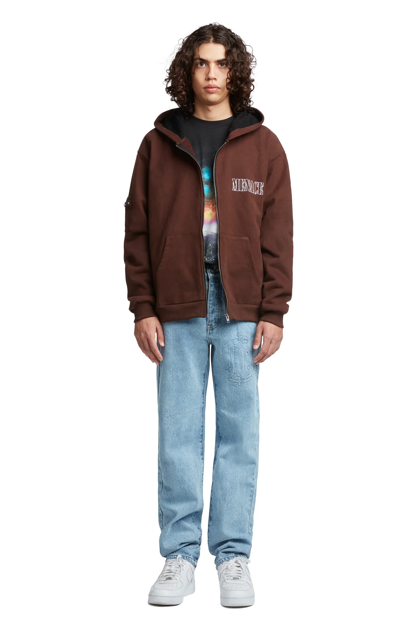 EMBOSSED TARGET LOGO DENIM PANTS - Image 6