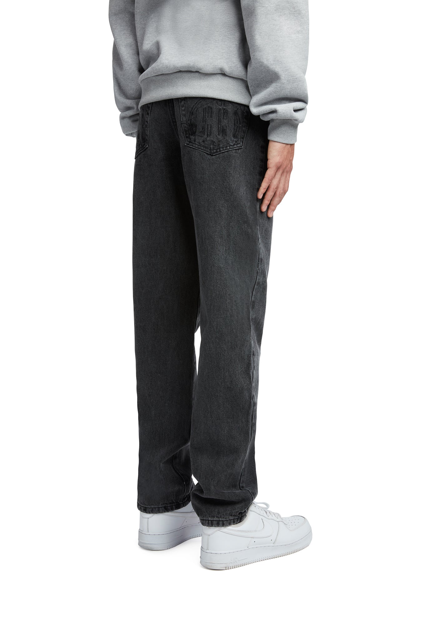 EMBOSSED TARGET LOGO DENIM PANTS - Image 5