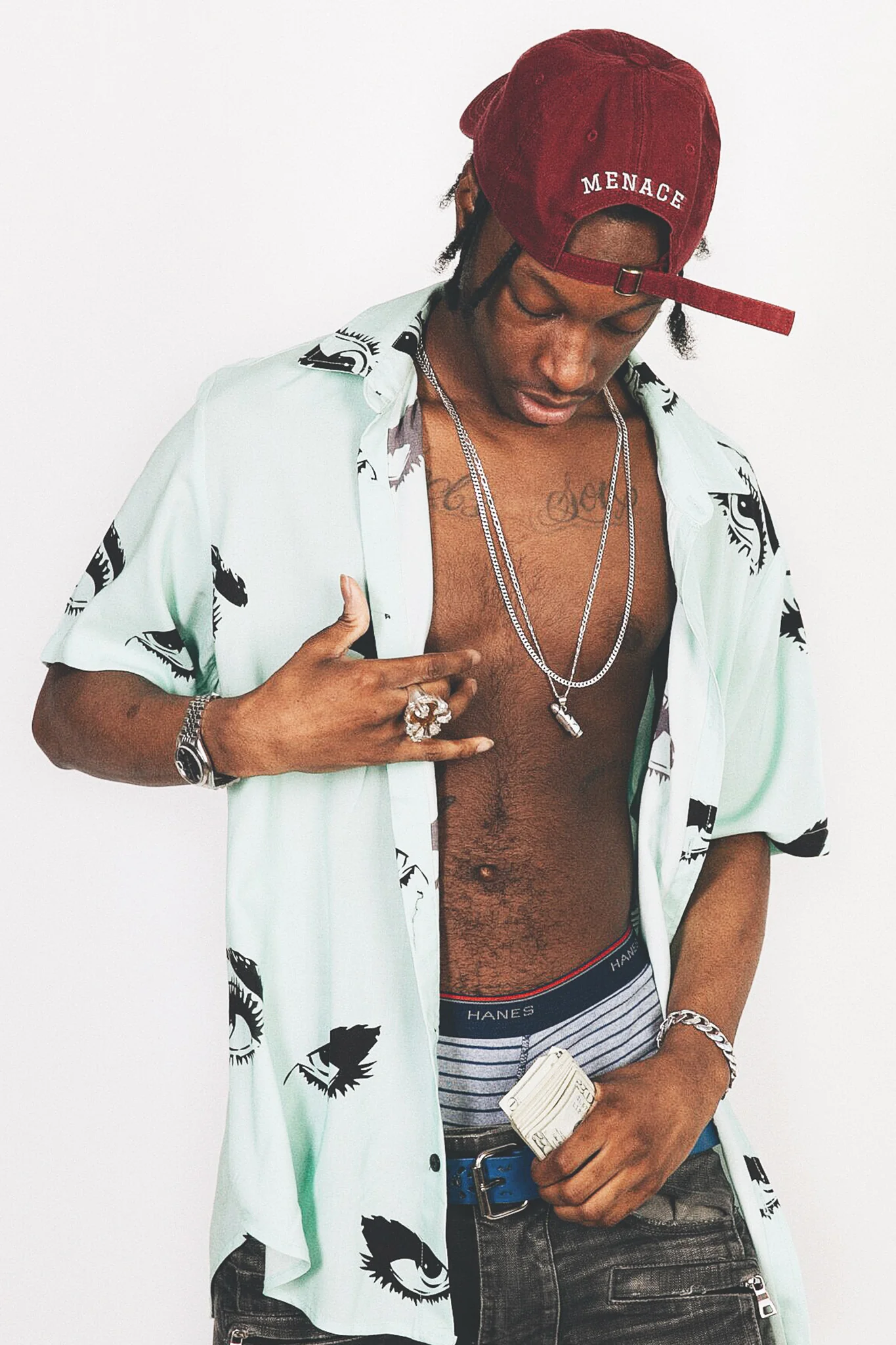 EYES BUTTON-UP SHIRT - Image 2