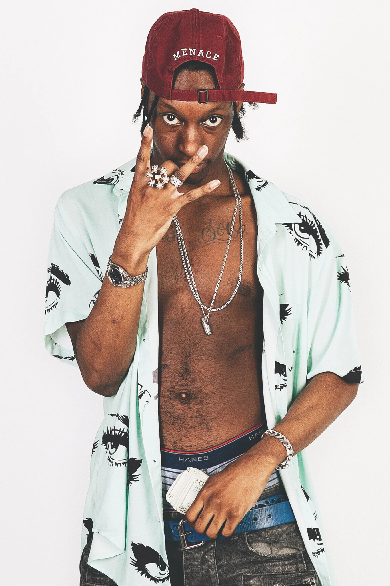 EYES BUTTON-UP SHIRT - Image 4