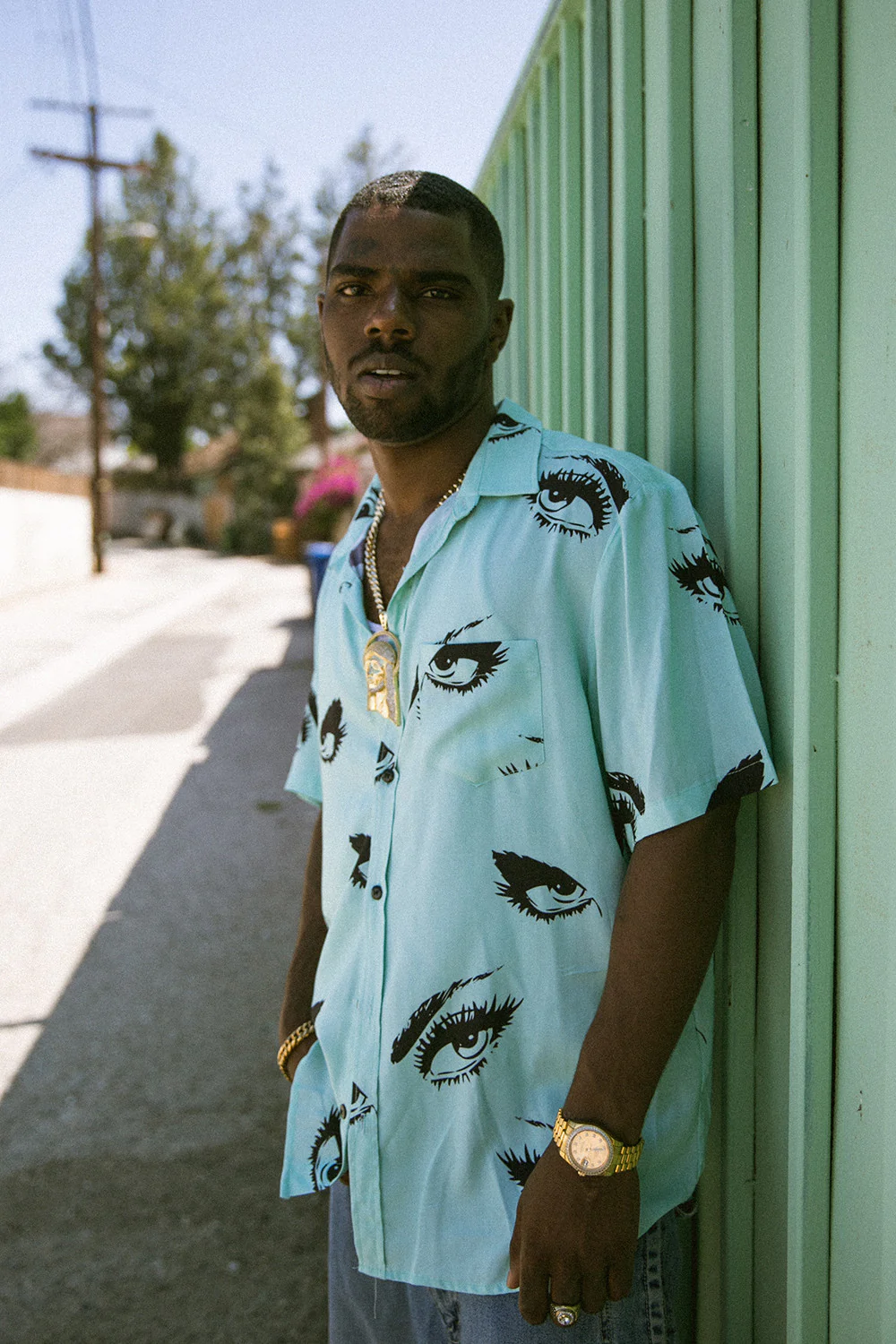 EYES BUTTON-UP SHIRT - Image 5