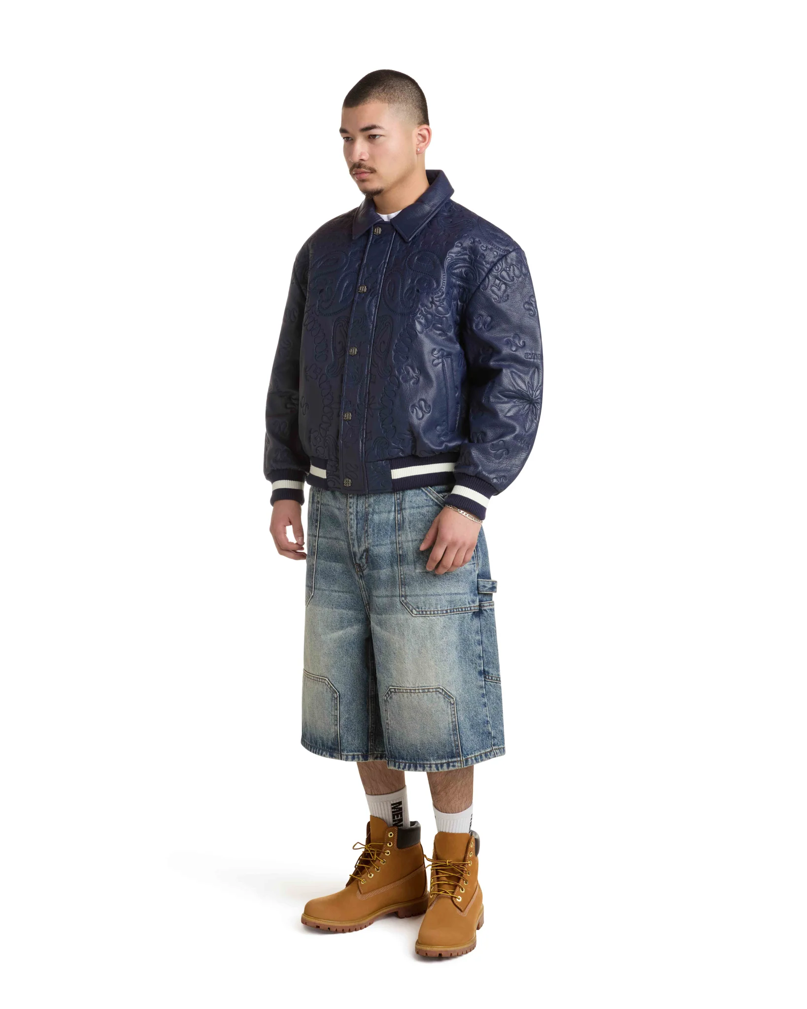 GENUINE LAMBSKIN LEATHER PAISLEY JACKET - Image 5