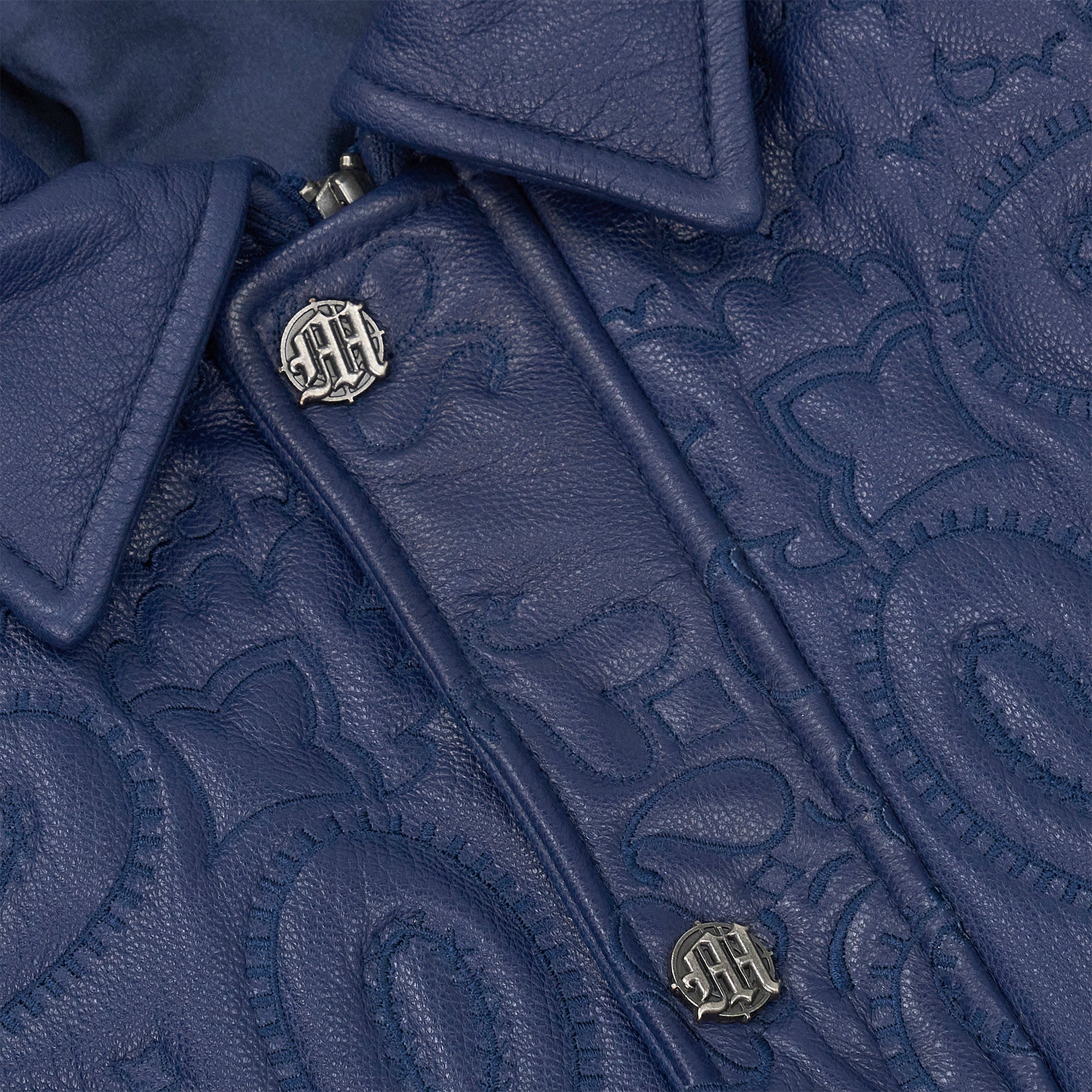 GENUINE LAMBSKIN LEATHER PAISLEY JACKET - Image 6