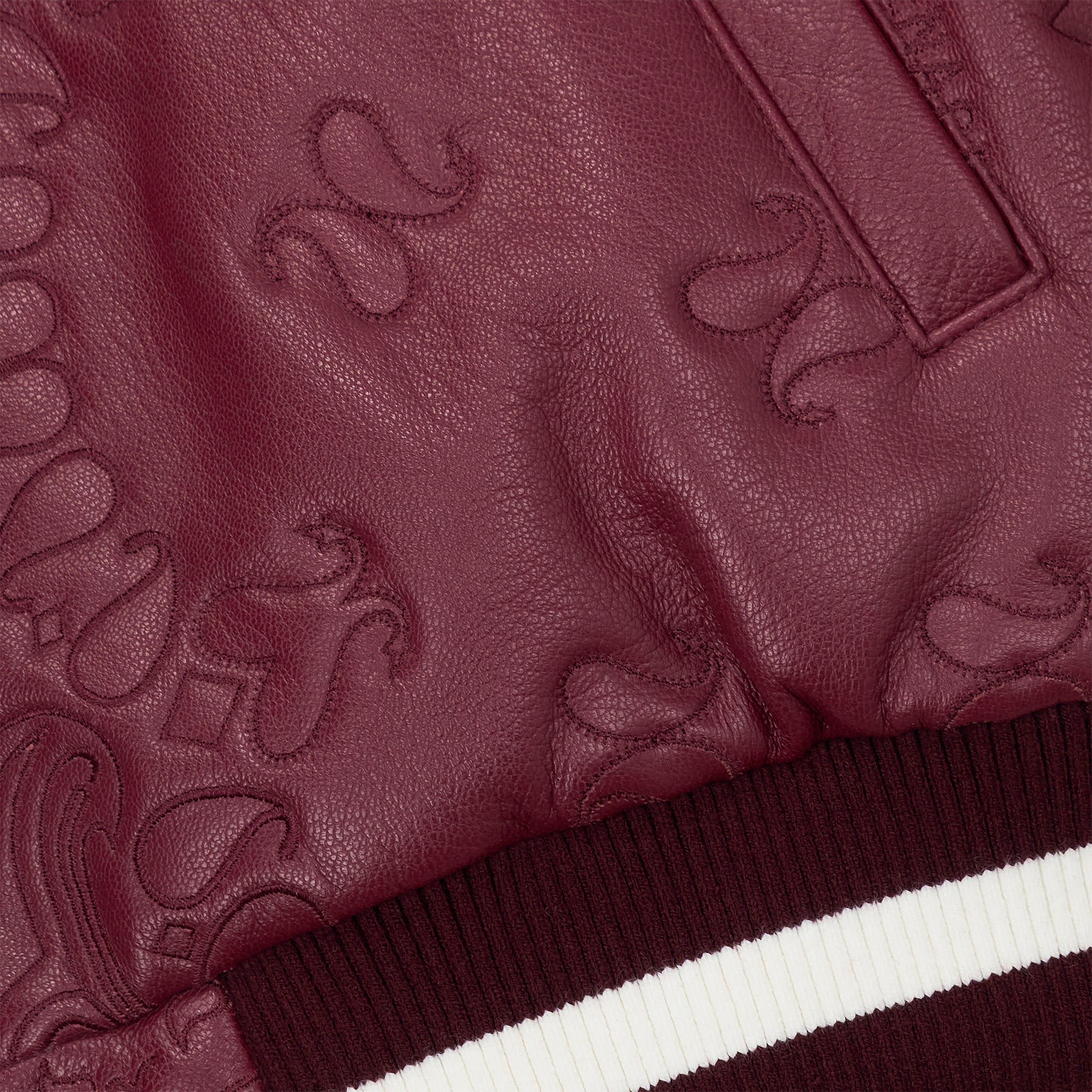 GENUINE LAMBSKIN LEATHER PAISLEY JACKET - Image 7