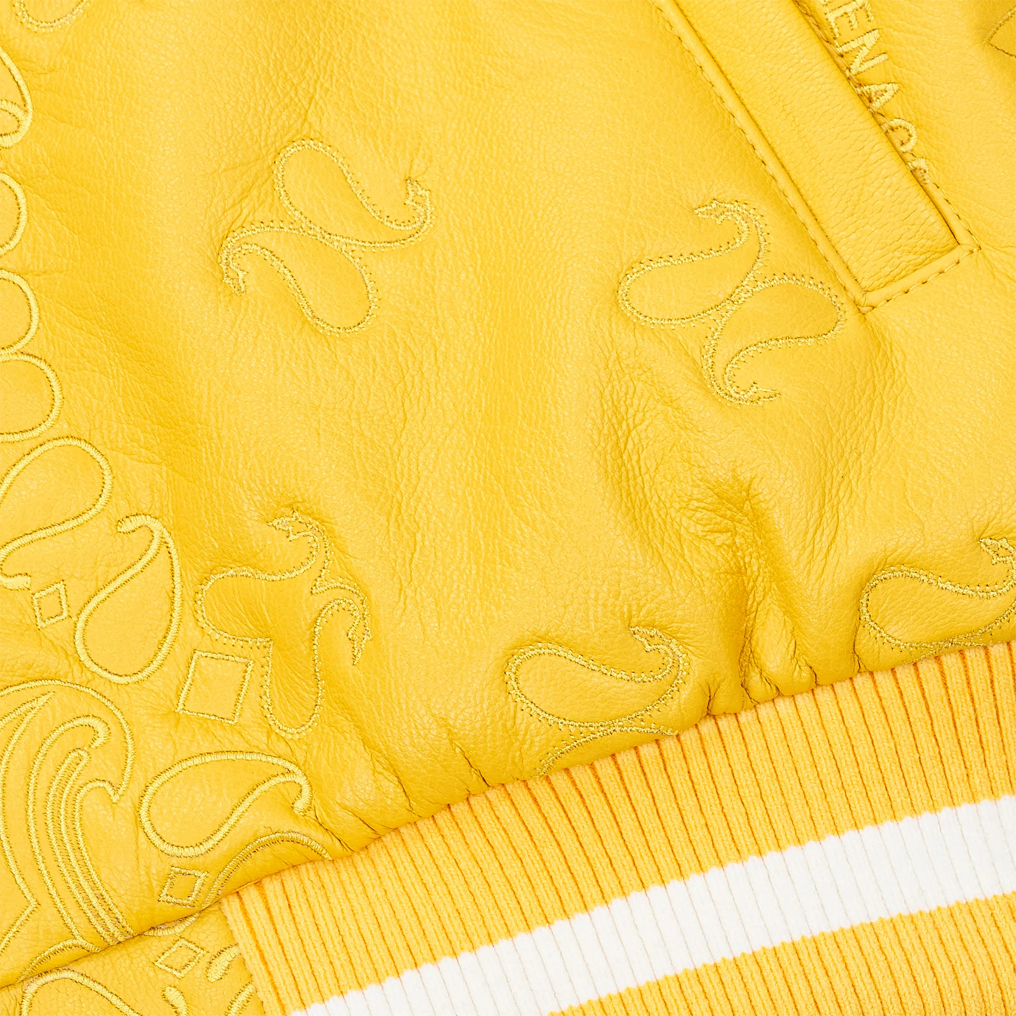 GENUINE LAMBSKIN LEATHER PAISLEY JACKET - Image 7