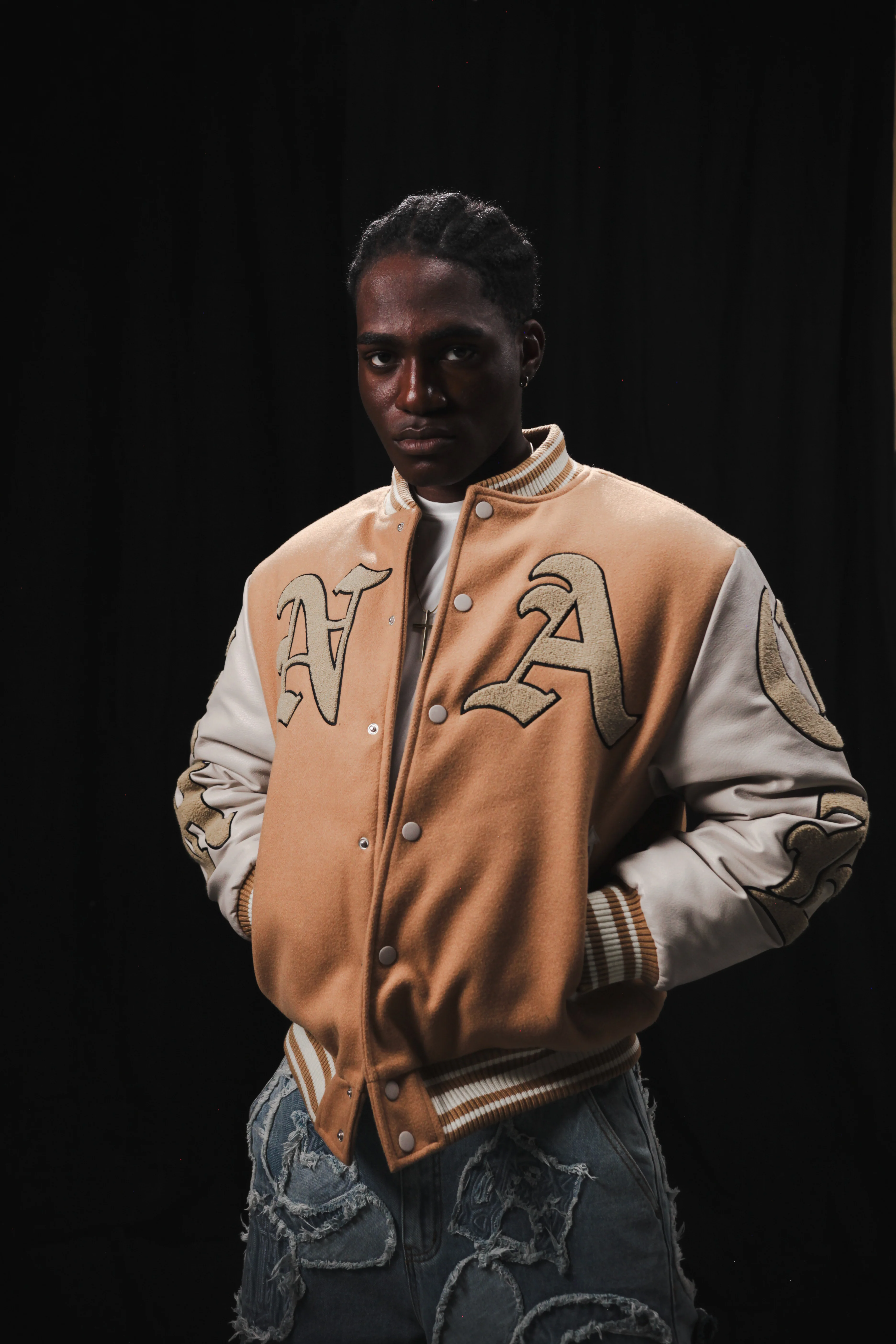 GOD WILLING VARSITY JACKET - Image 4