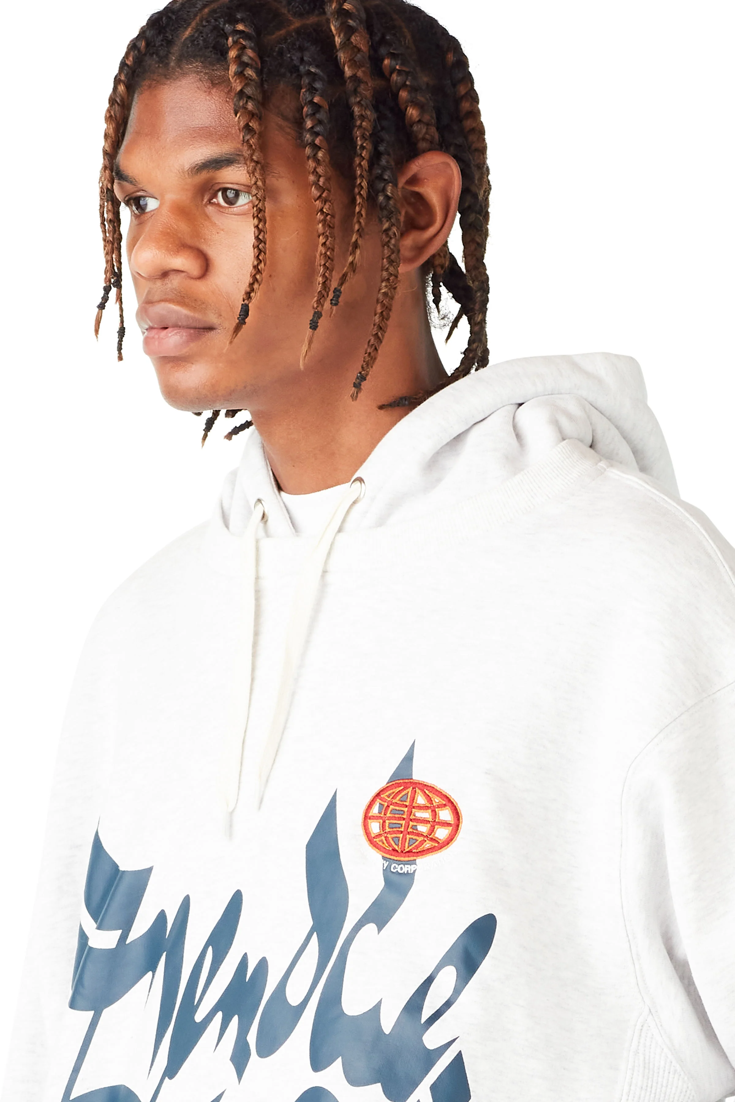 MENACE CORPORATION HEAVYWEIGHT FLEECE SCRIPT HOODIE - Image 3