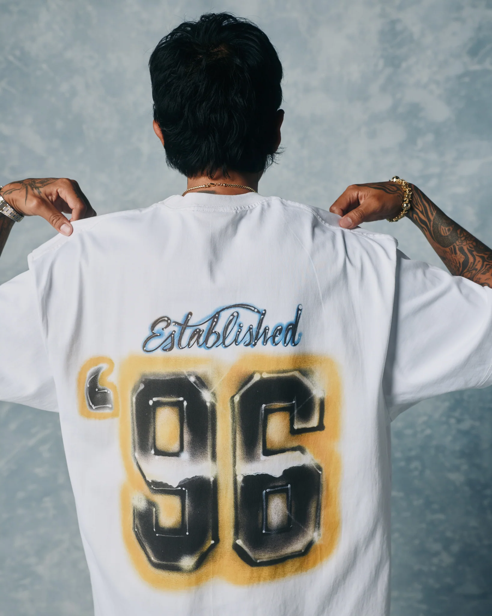 LA GALAXY AIRBRUSH '96 T-SHIRT - Image 3