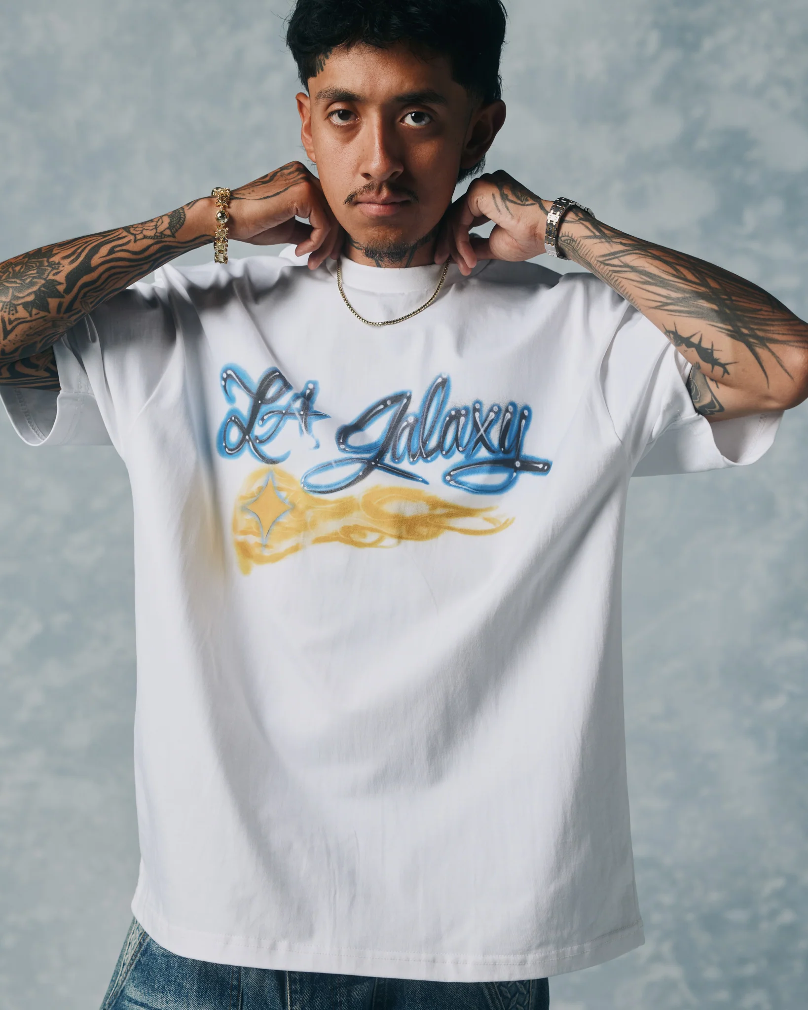 LA GALAXY AIRBRUSH '96 T-SHIRT - Image 4