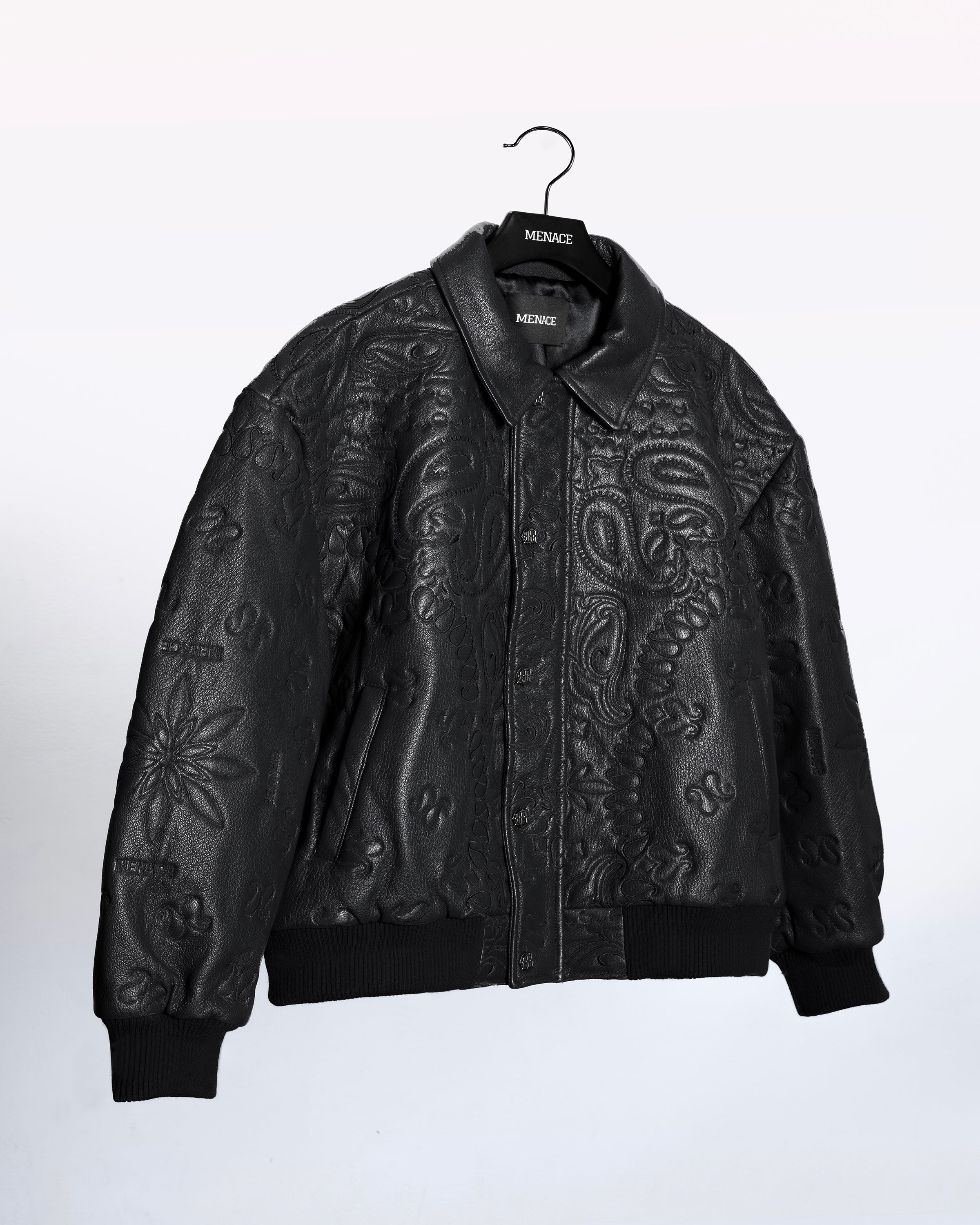 GENUINE LAMBSKIN LEATHER PAISLEY JACKET - Image 7