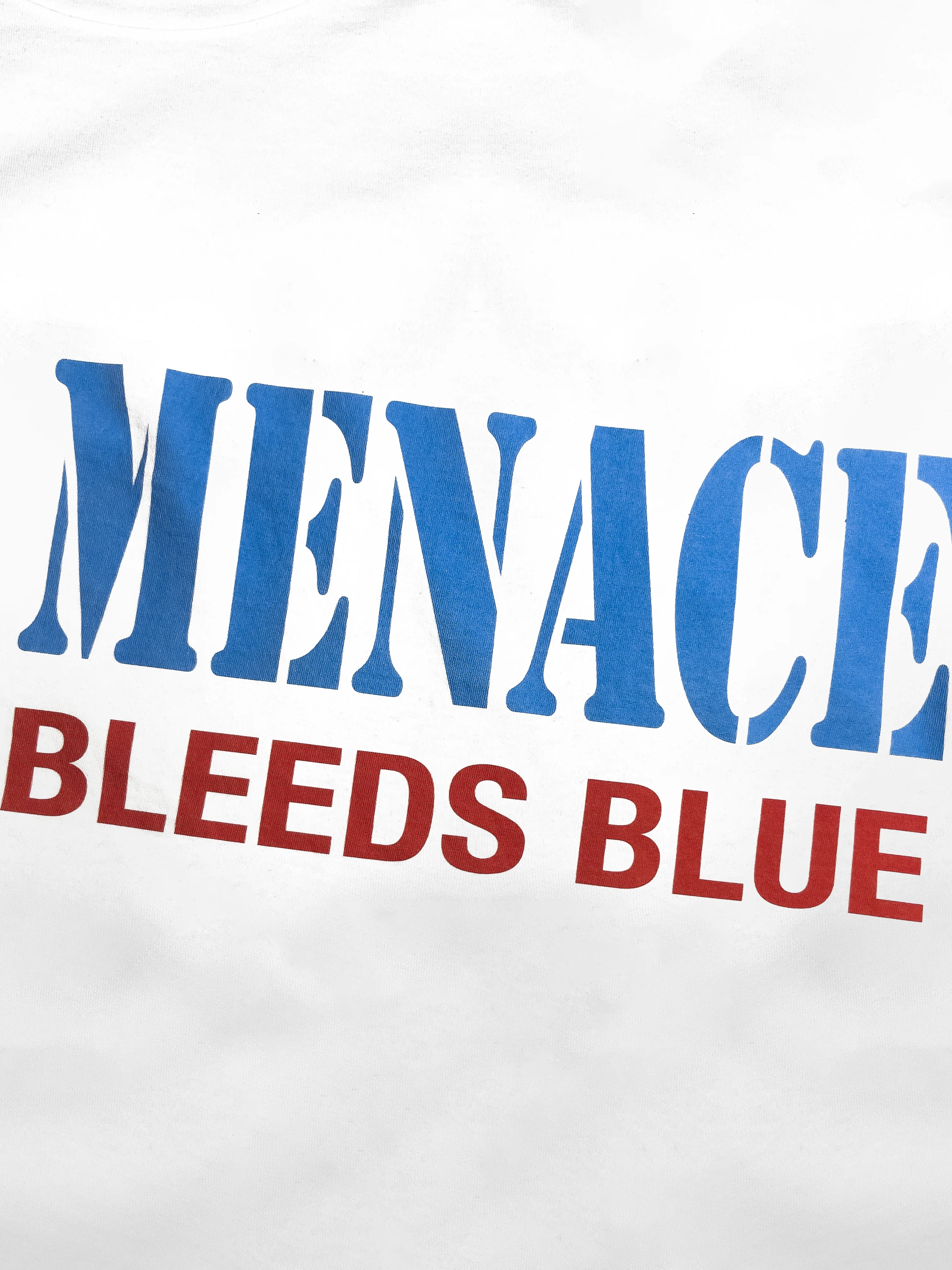 MENACE BLEEDS BLUE T-SHIRT - Image 3