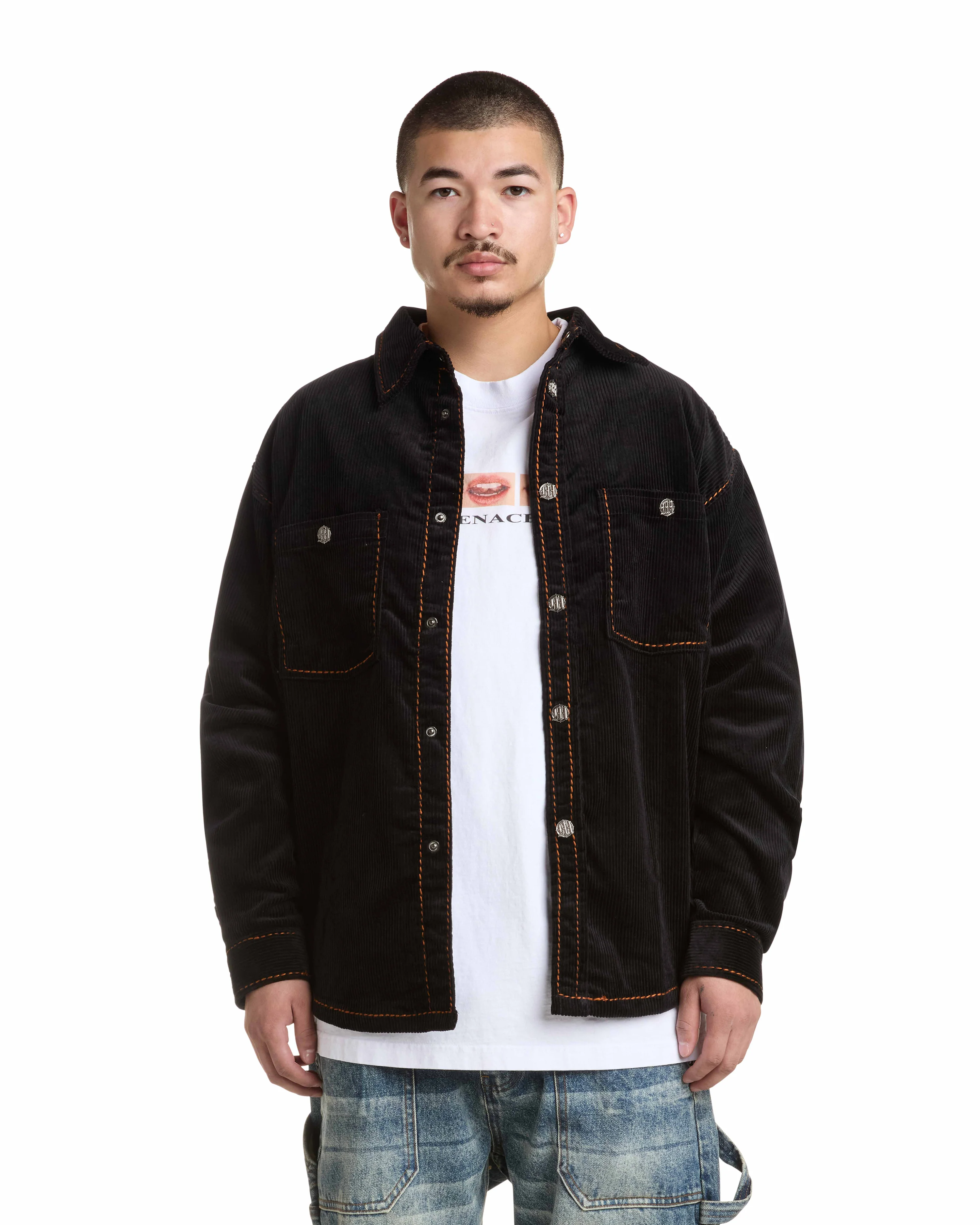 CORDUROY BUTTON-UP SHIRT - Image 3