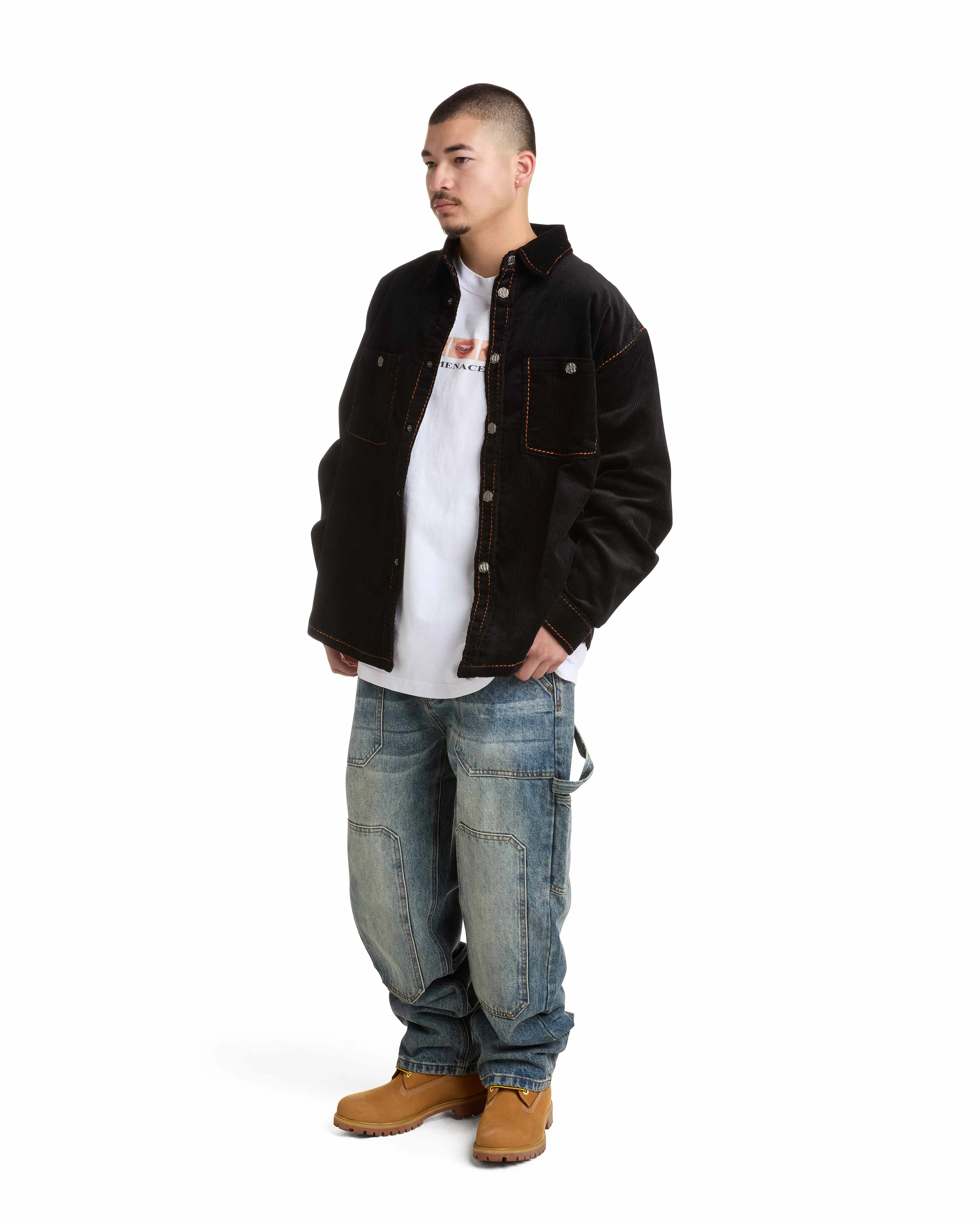 CORDUROY BUTTON-UP SHIRT - Image 5