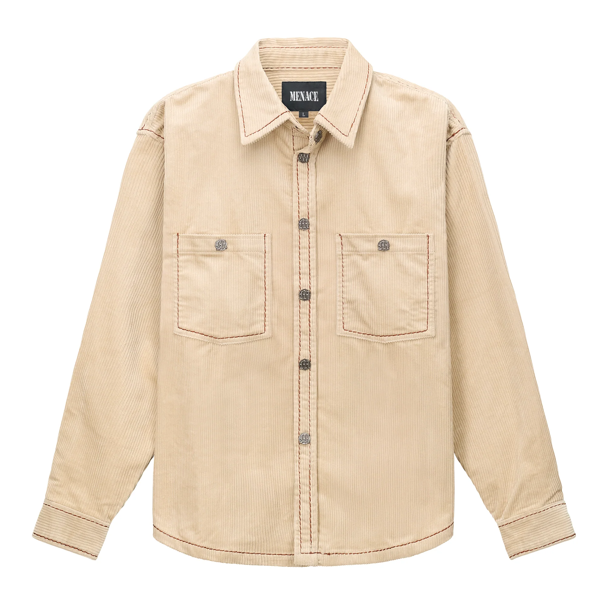 CORDUROY BUTTON-UP SHIRT