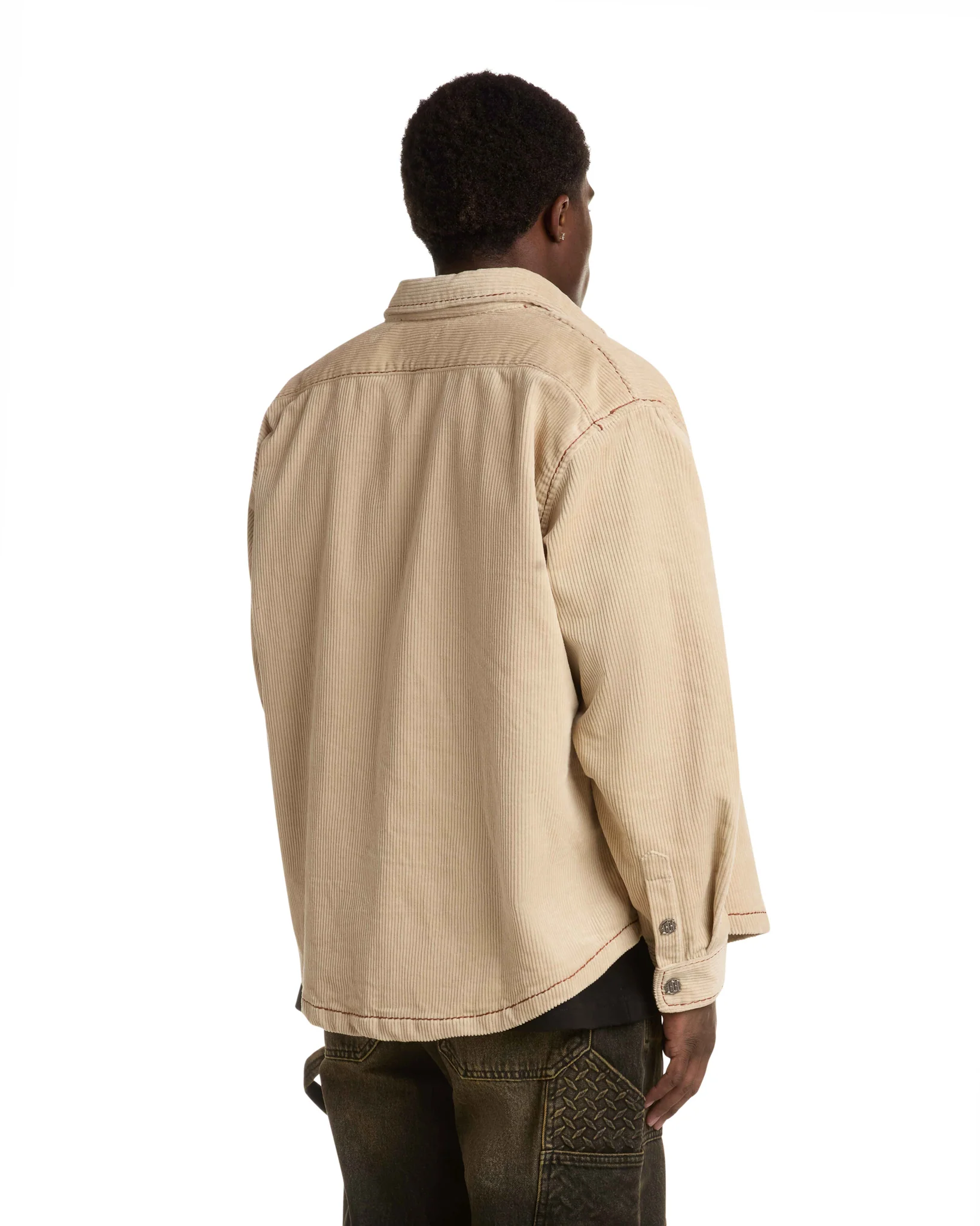 CORDUROY BUTTON-UP SHIRT - Image 4