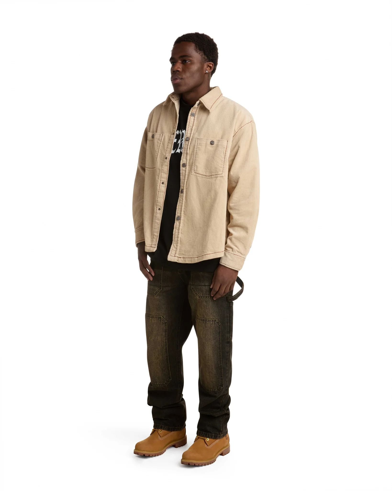 CORDUROY BUTTON-UP SHIRT - Image 5