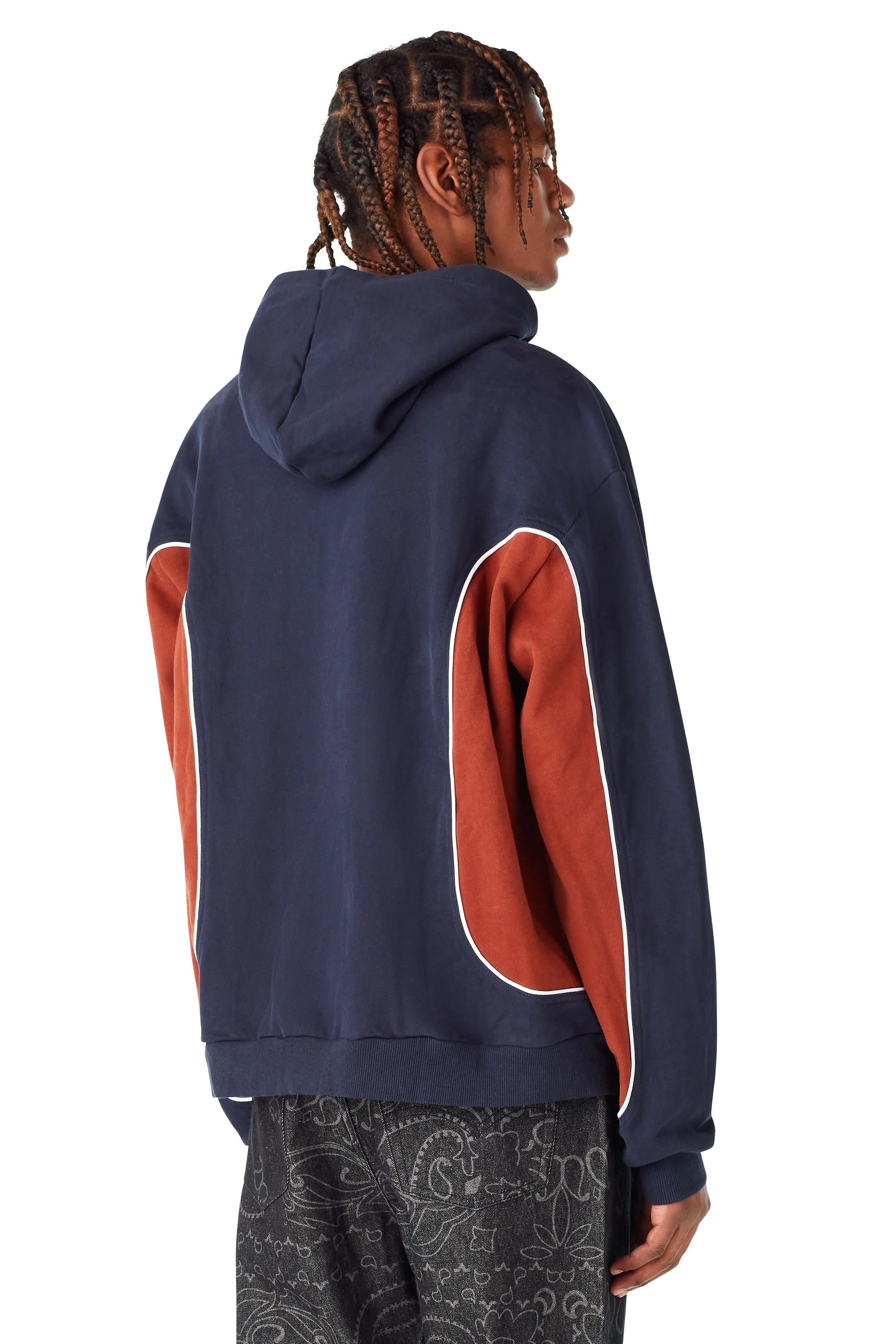 MENACE CORPORATION LOGO PANEL HOODIE - Image 4
