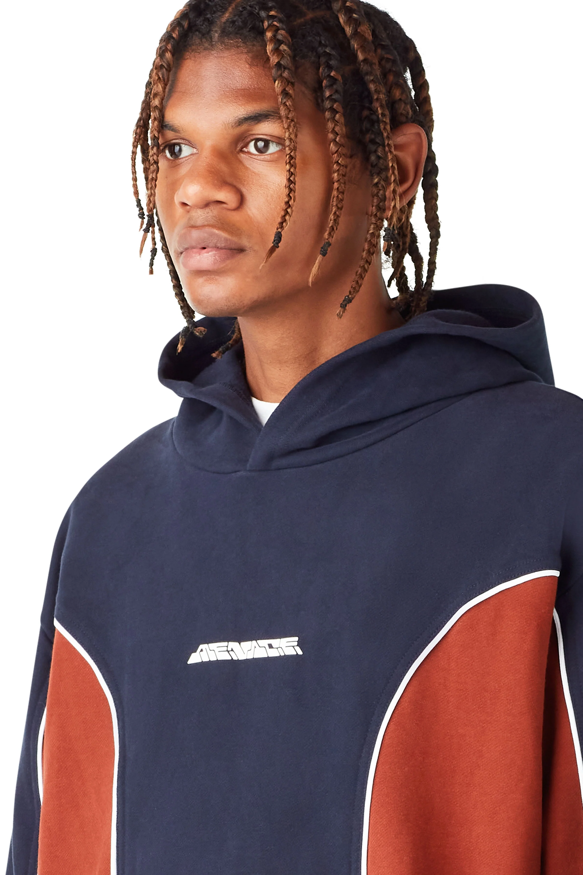 MENACE CORPORATION LOGO PANEL HOODIE - Image 5
