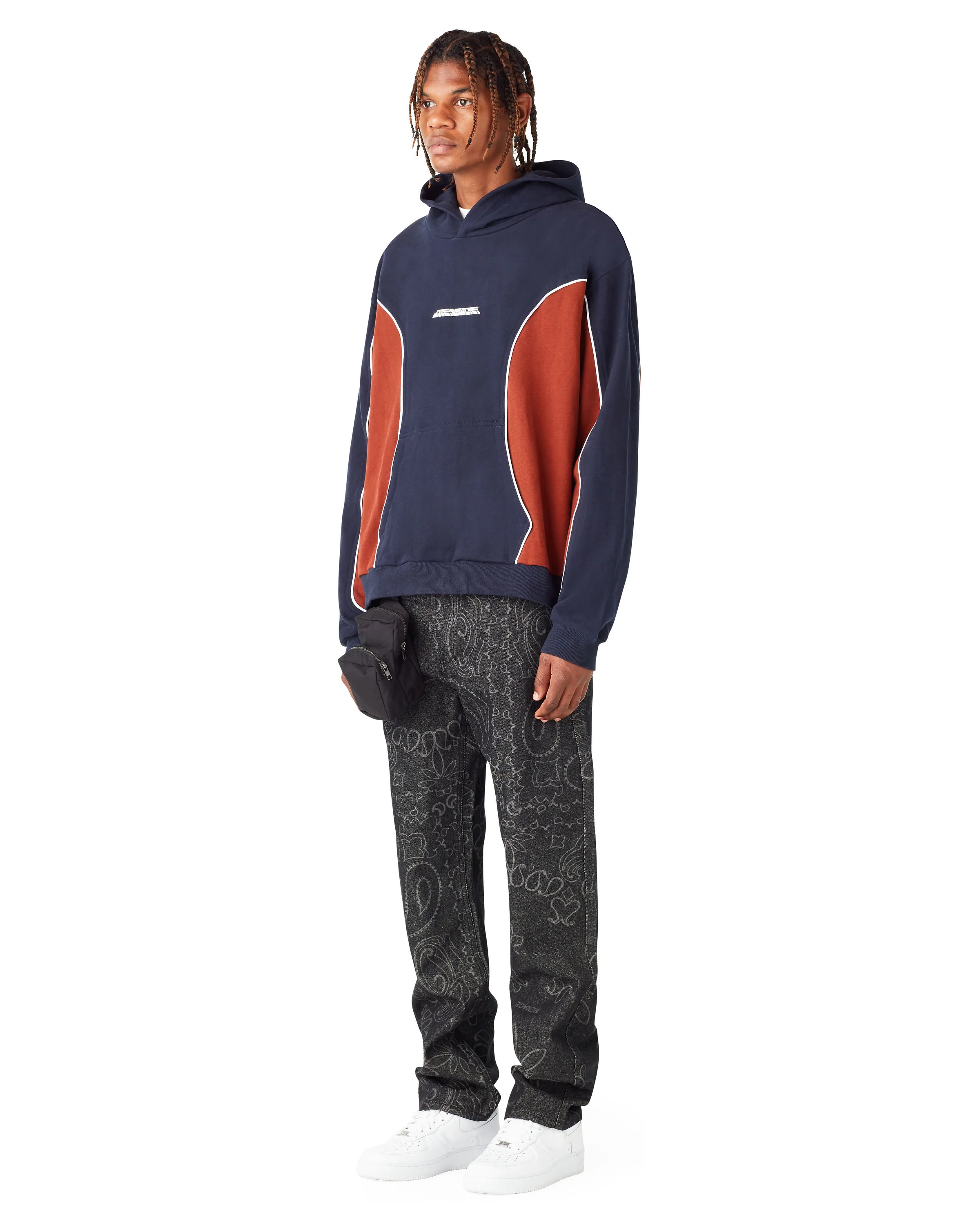 MENACE CORPORATION LOGO PANEL HOODIE - Image 6