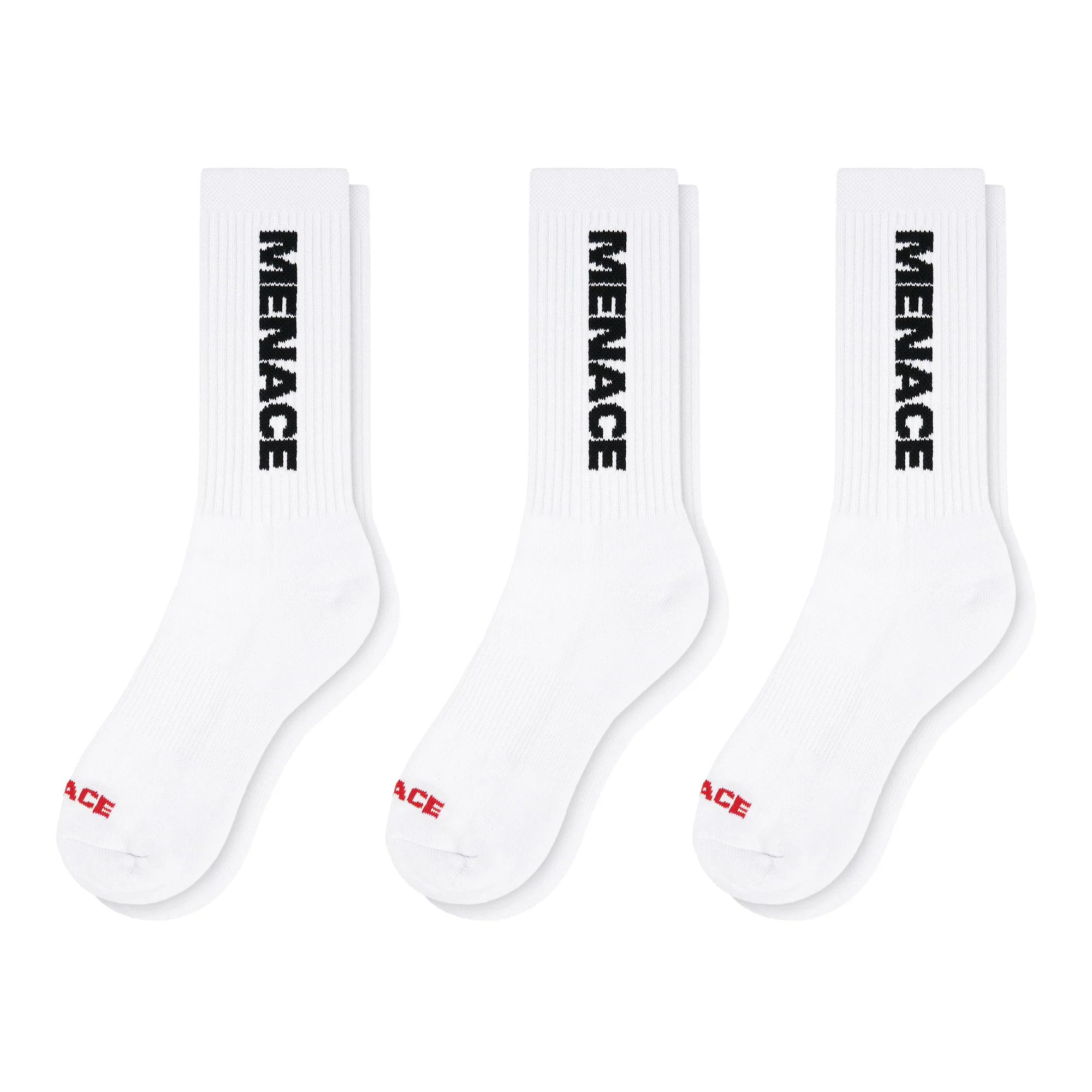 MENACE LOGO SOCKS (3 PACK) - Image 2