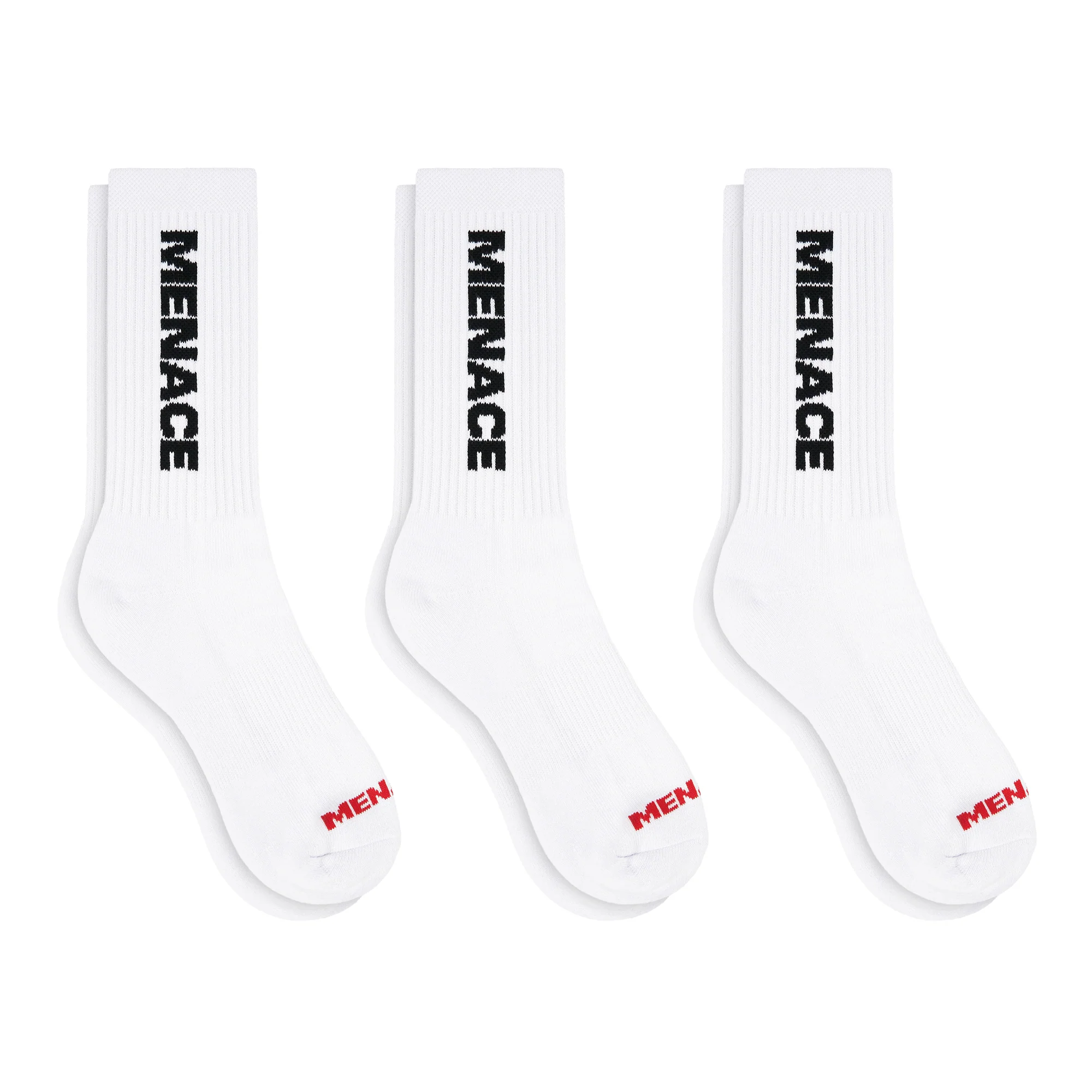 MENACE LOGO SOCKS (3 PACK) - Image 3