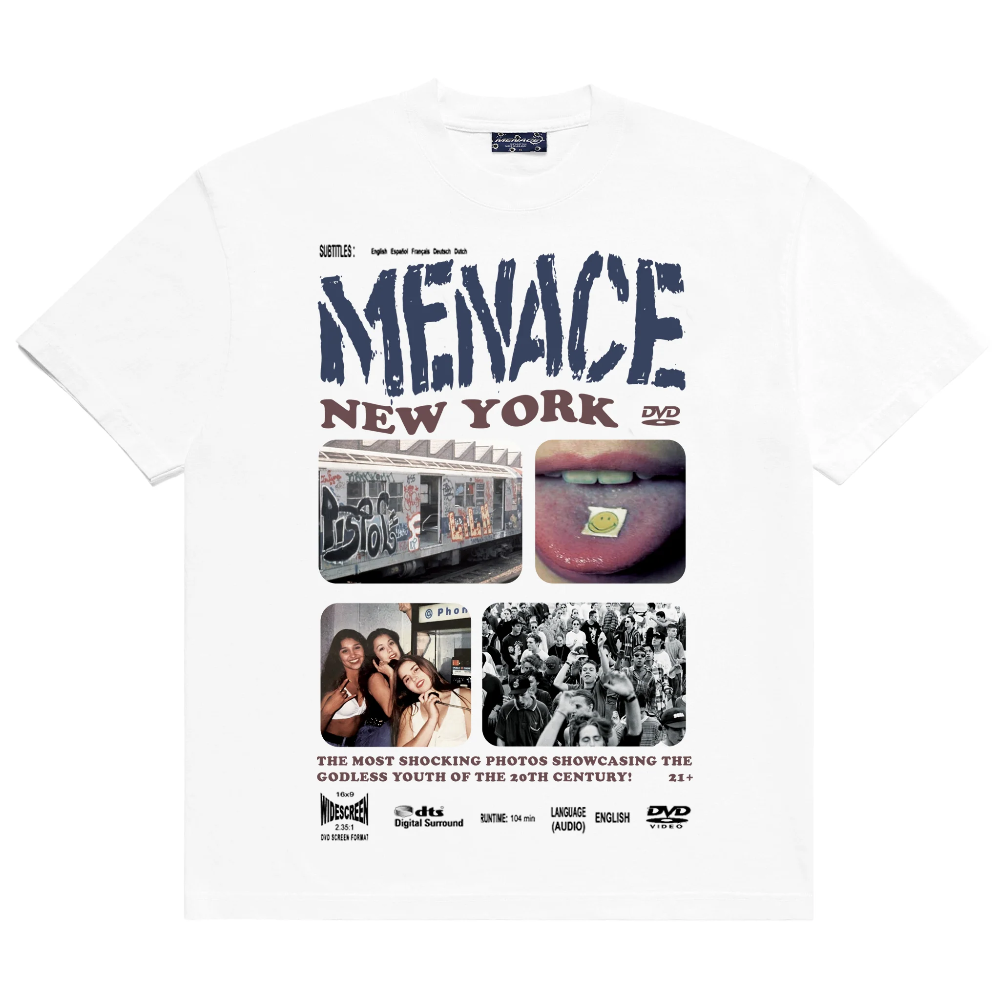 MENACE NYC DVD T-SHIRT