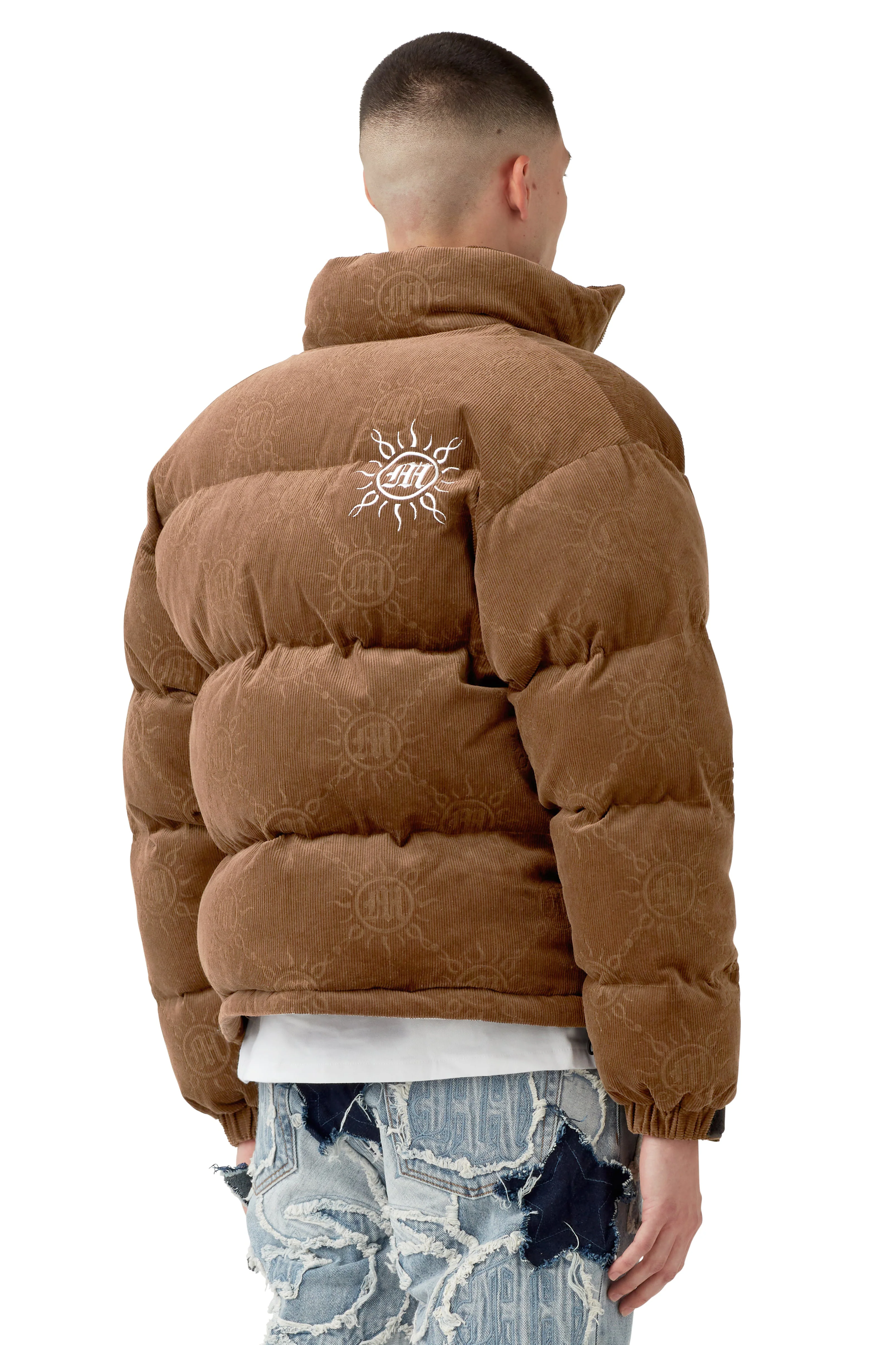 MONOGRAM CORDUROY PUFFER JACKET - Image 6