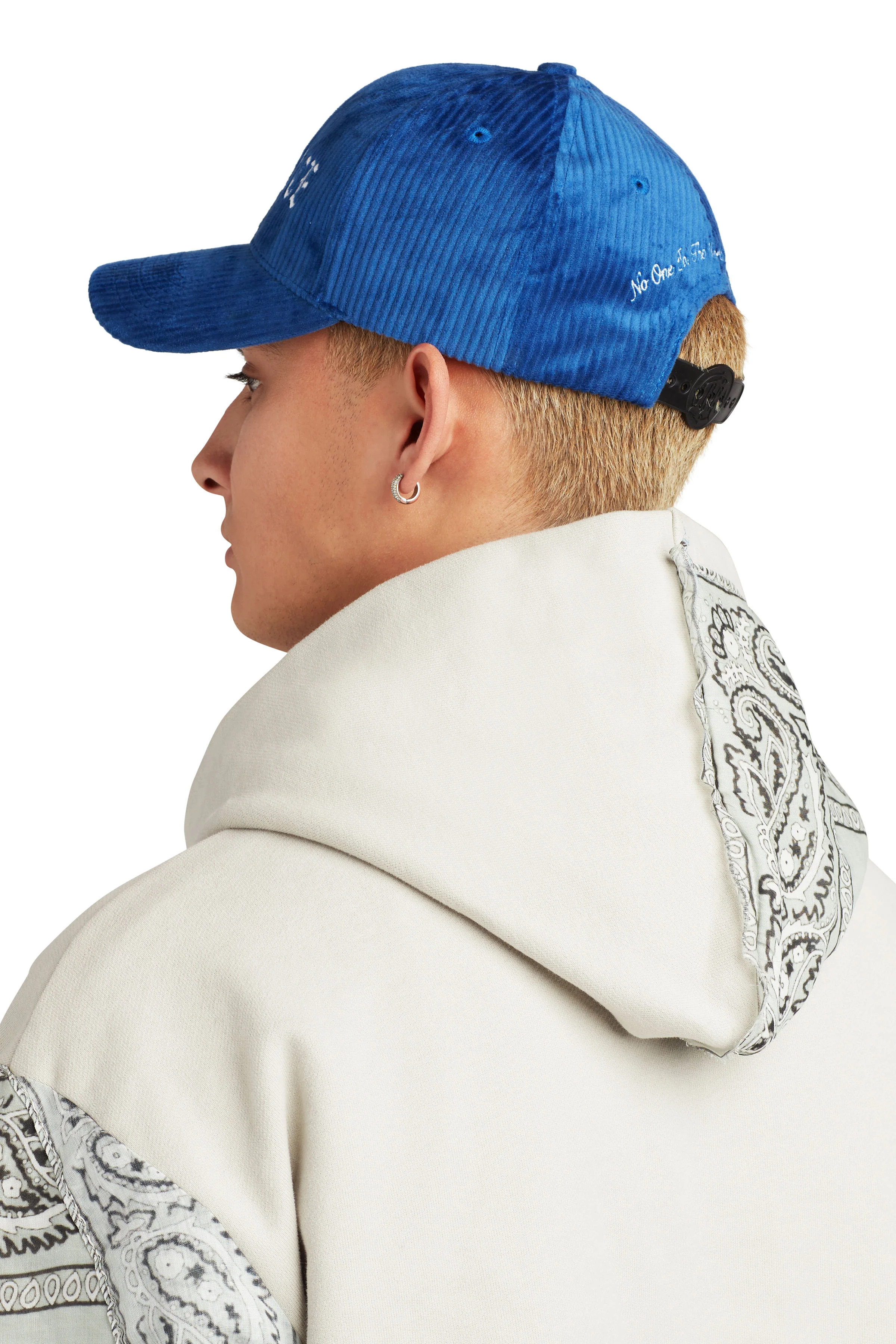 NO ONE IN THE WORLD OWES YOU SHIT CORDUROY LOGO CAP - Image 4