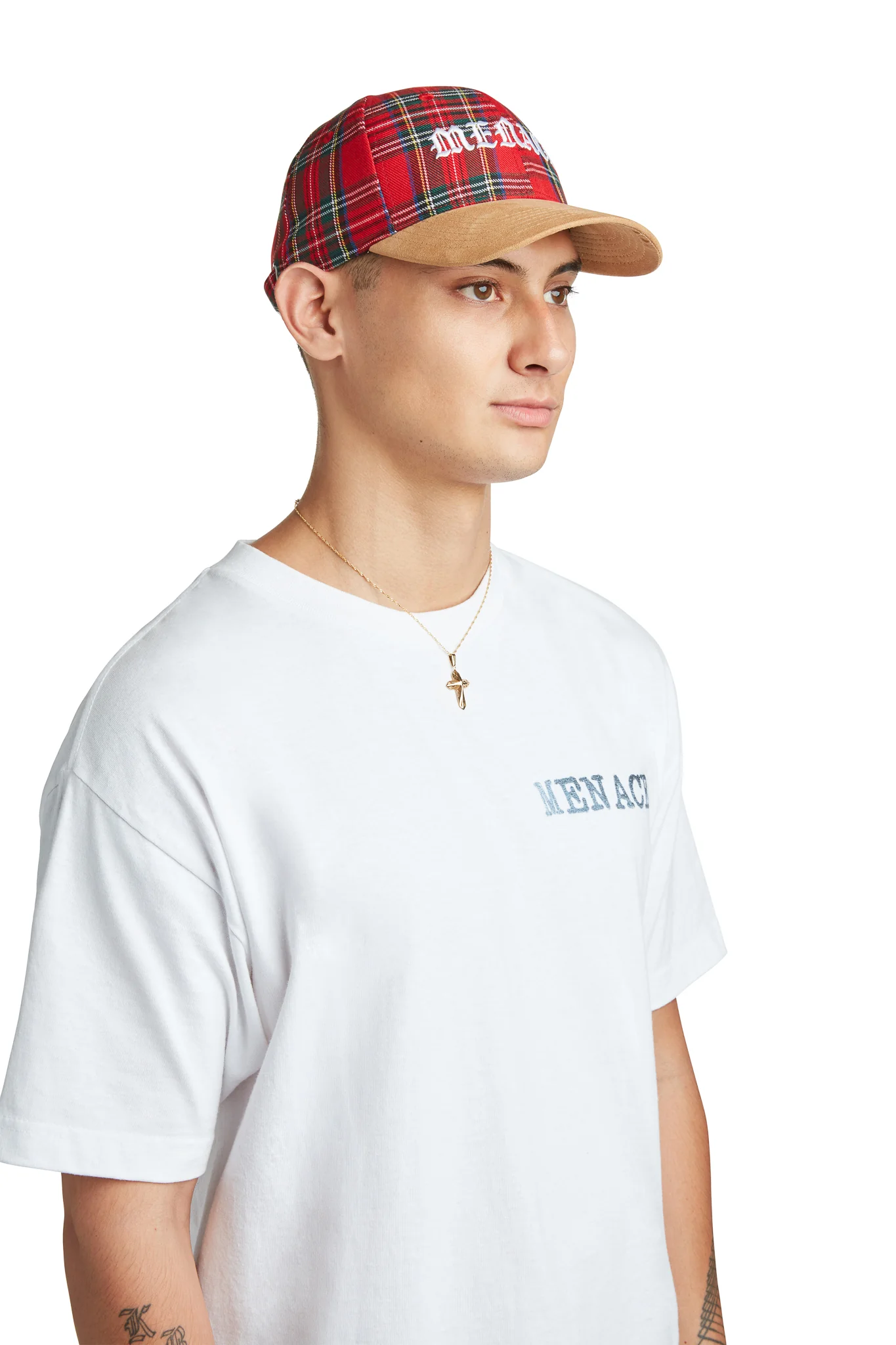 PLAID LOGO CAP - Image 4